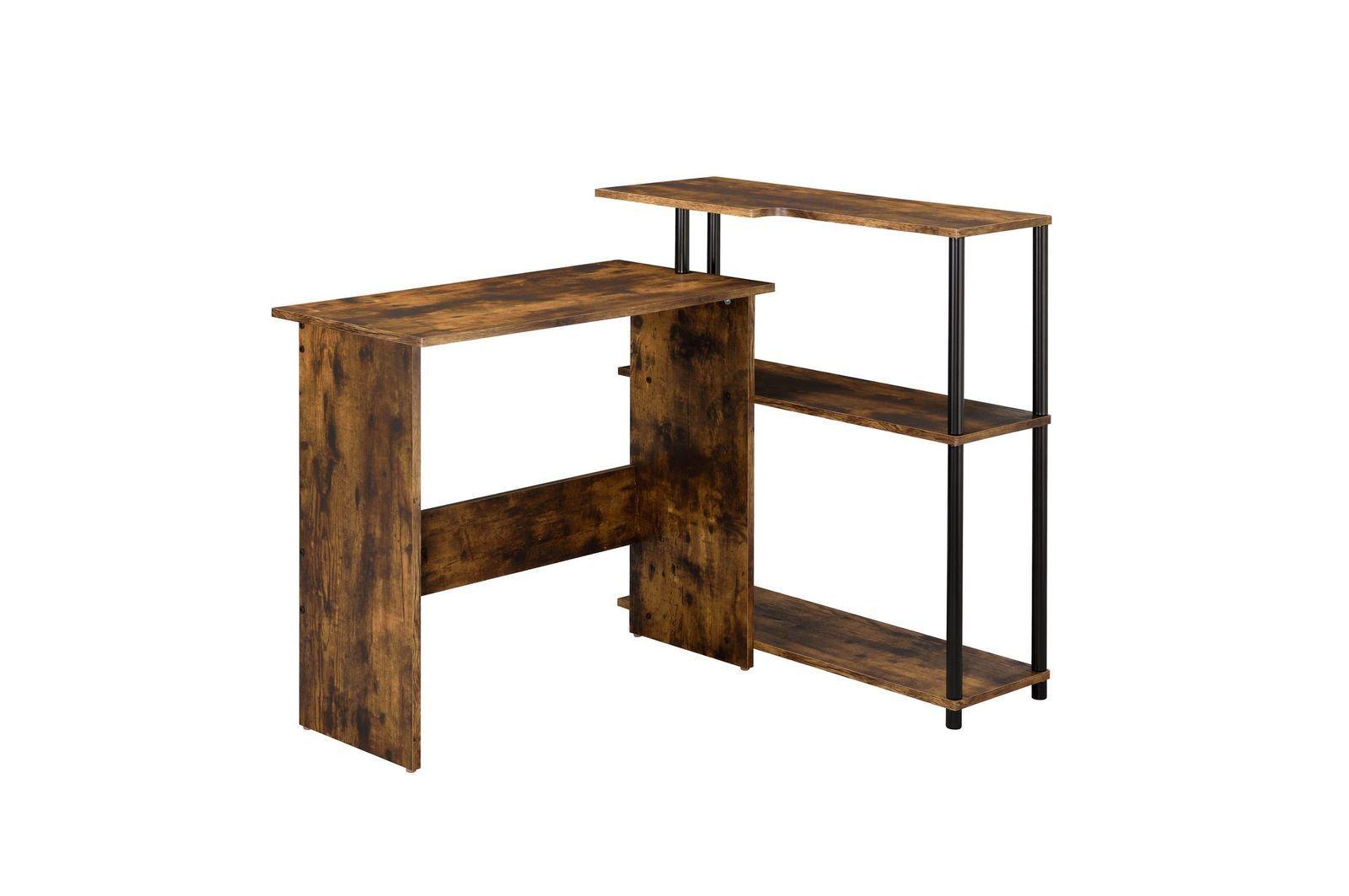 ACME Ievi Writing Desk, Weathered Oak & Black Finish 92750 image