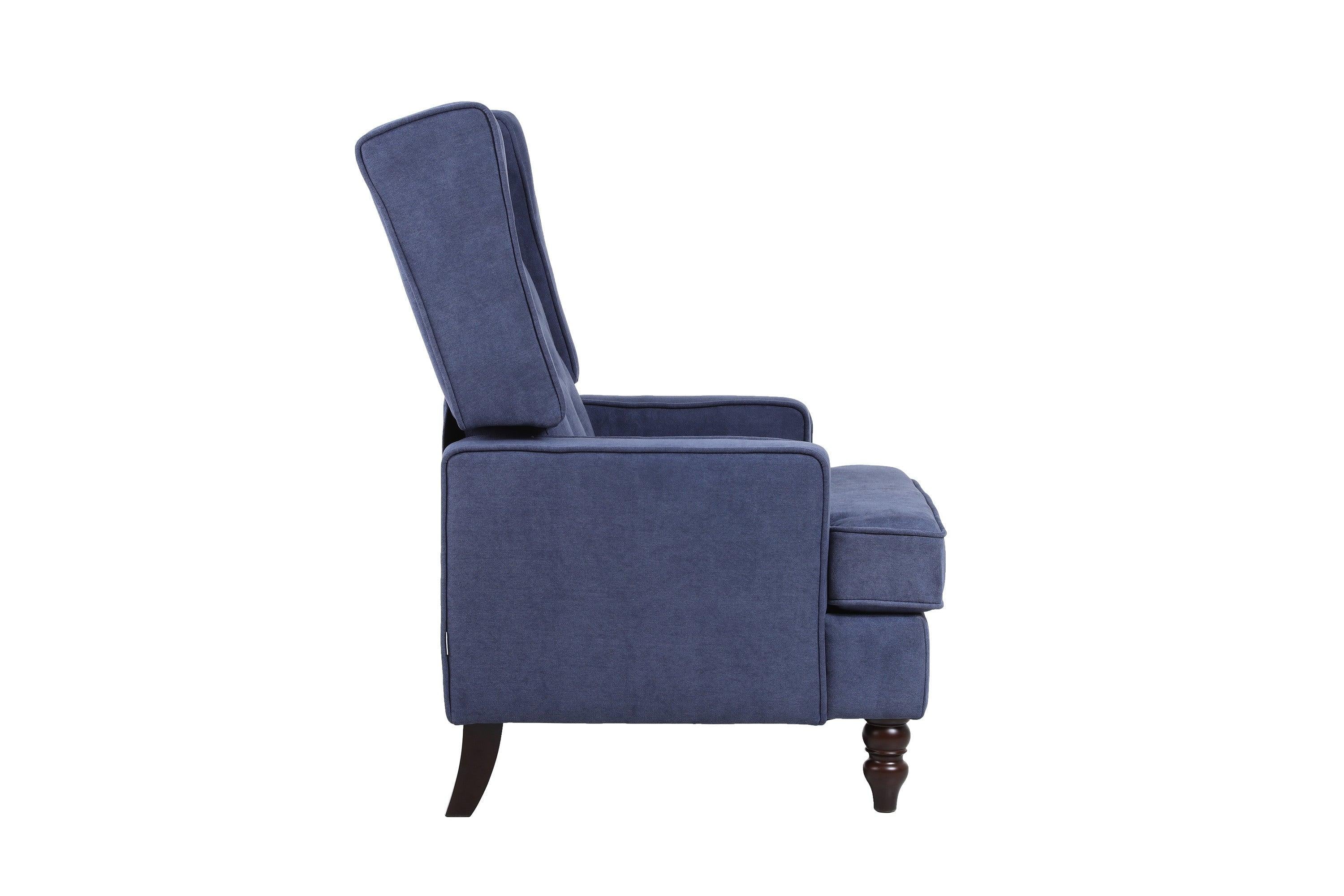 living  room Comfortable  rocking chairAccent chair  Navy  fabric