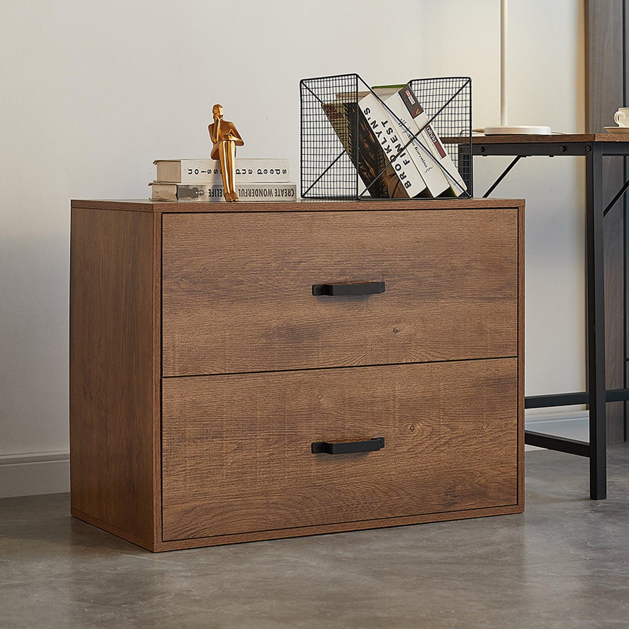 FILE BOOKCASE CABINET WITH 2 DRAWER image