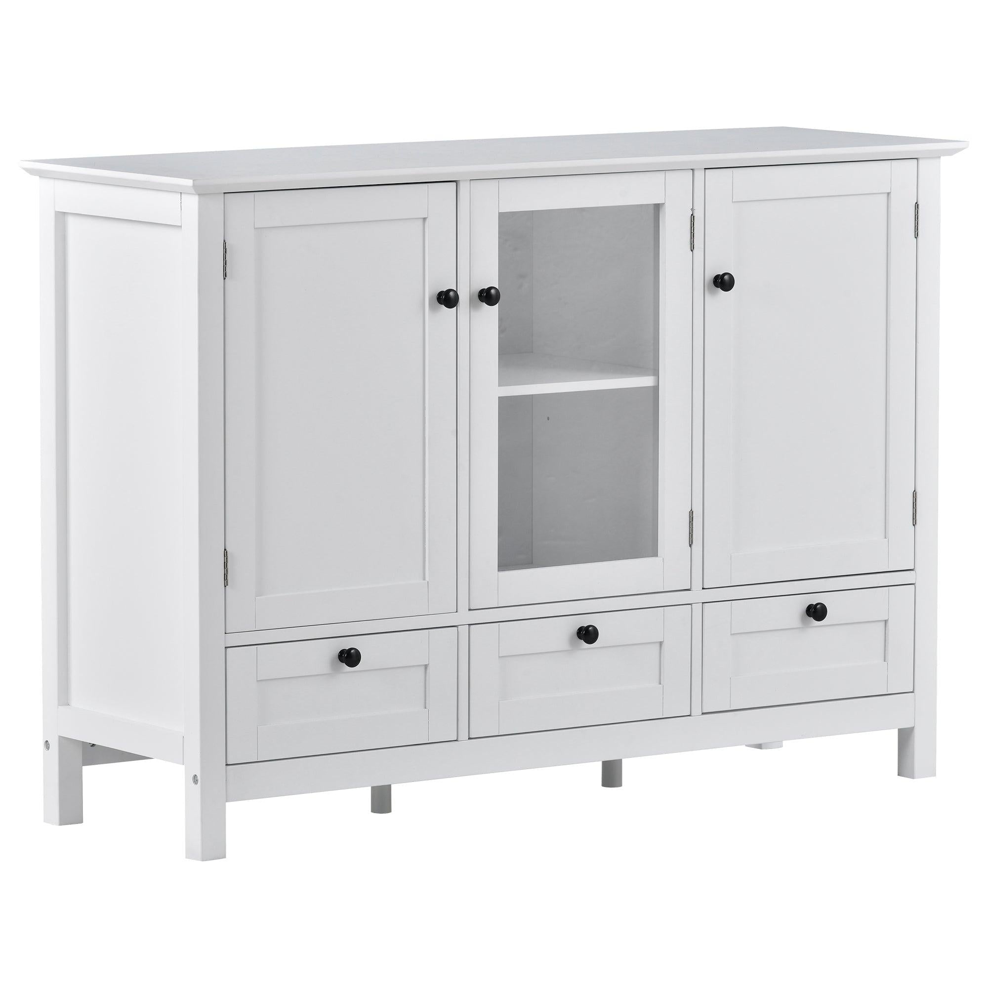 44.9'' Accent CabinetModern Console Table Sideboard for Living Room Dining Room With 2 Doors, 3 Drawers