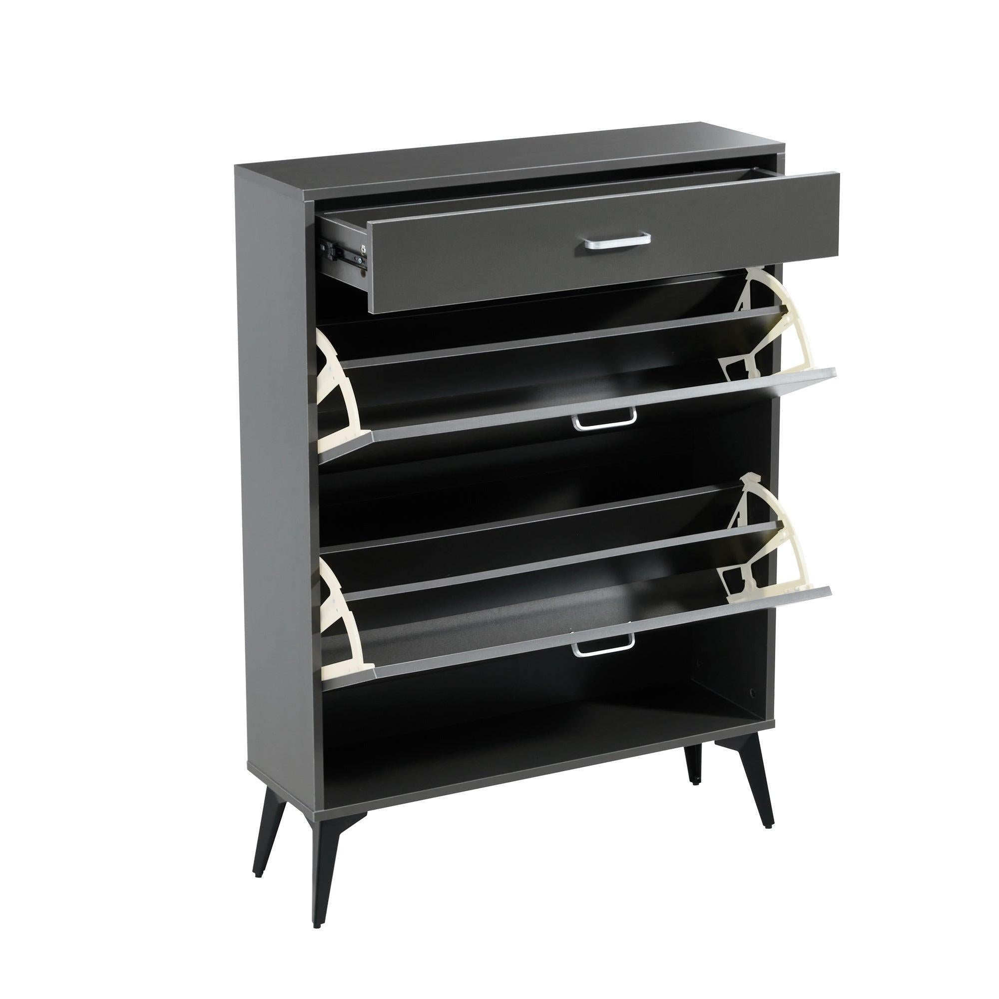 Shoe Cabinet ,ShoeStorage shelves, Black