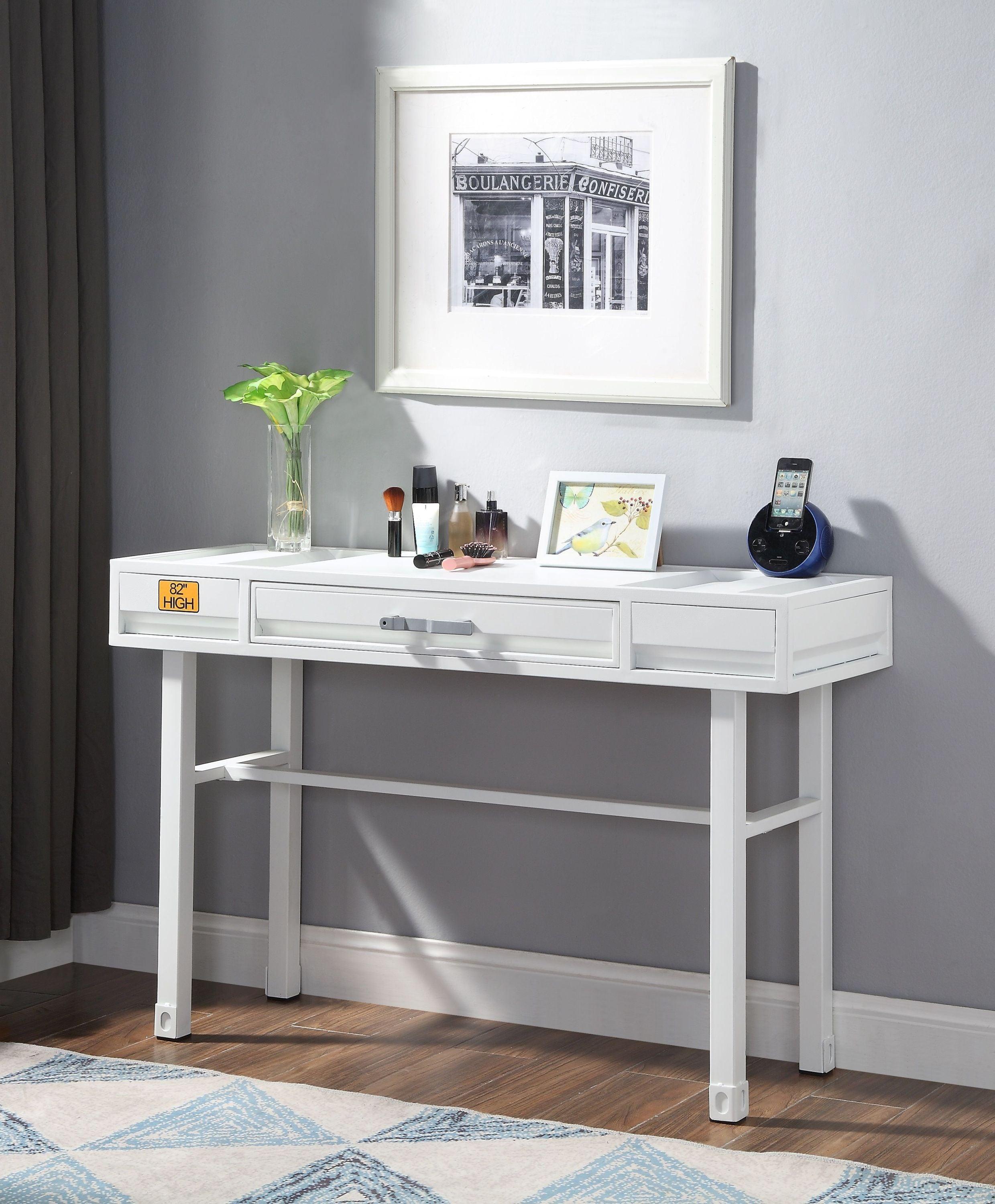 ACME CarVanity Desk, White 35909 image