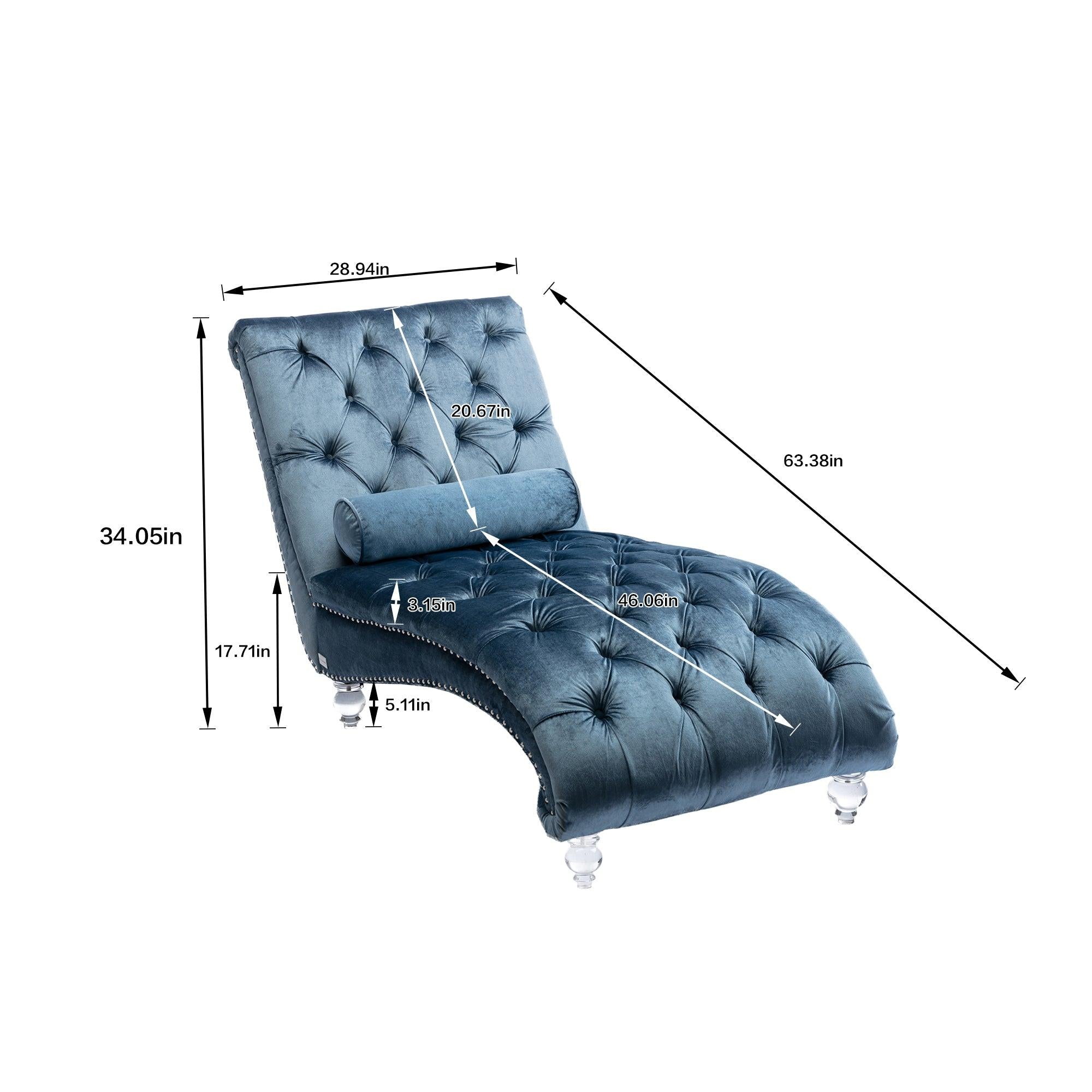 Leisure concubine sofa  with  acrylic  feet