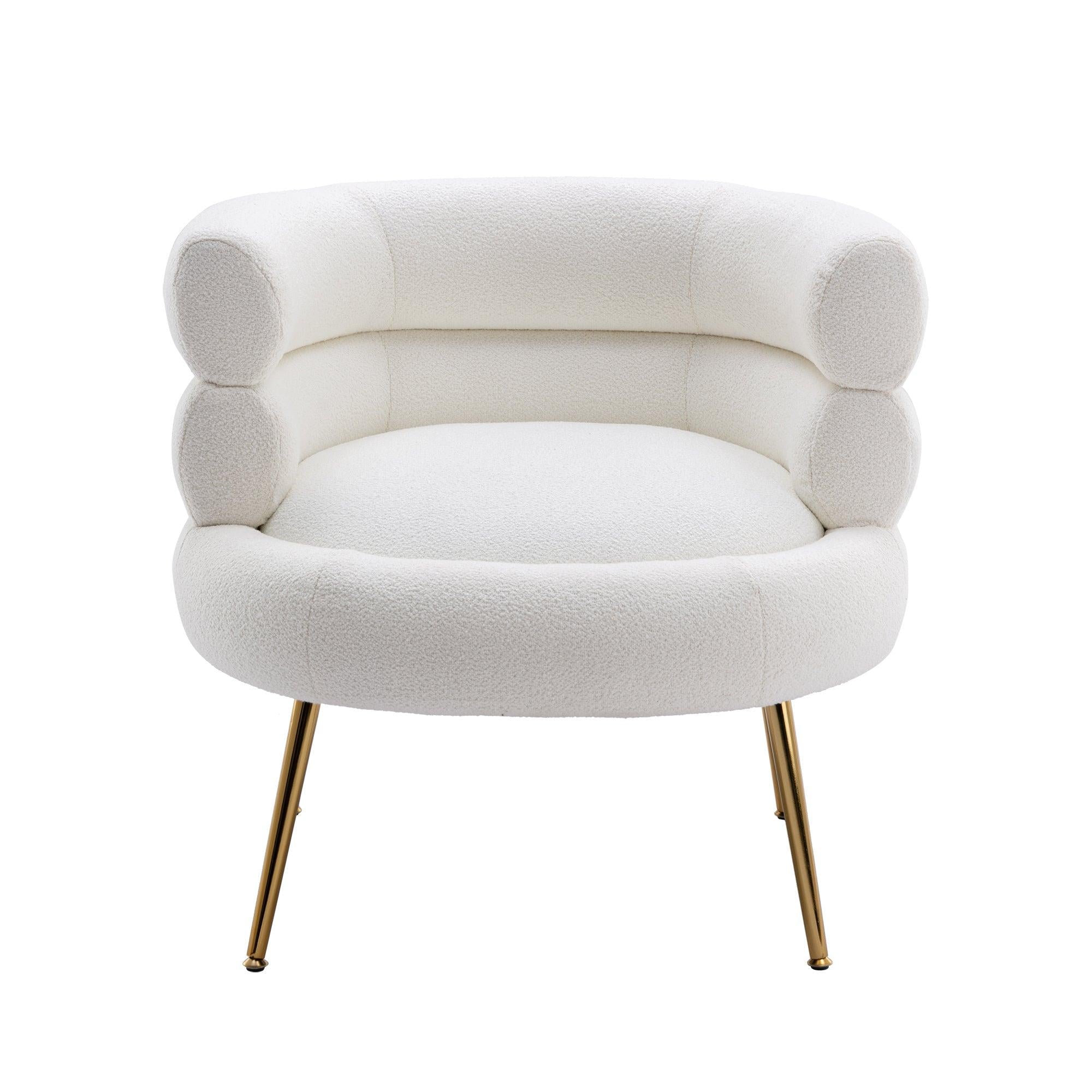 Accent  Chair  ,leisure sofa  with  Golden  feet