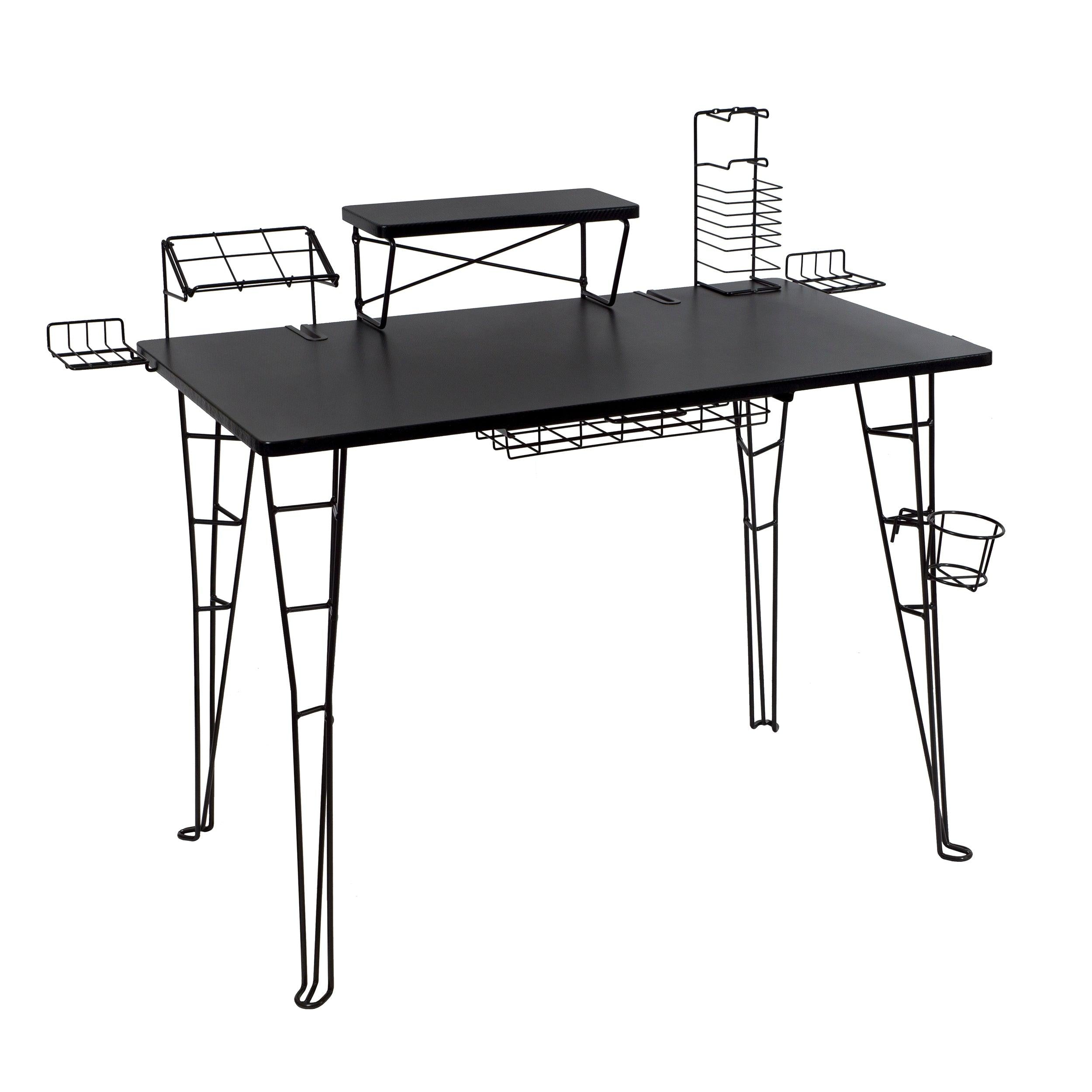 Atlantic Gaming Desk Pro - Metallic Black