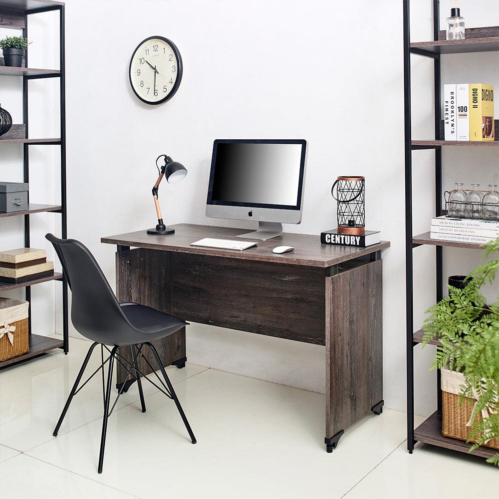 Urban Farmhouse Composite Wood Writing Desk in Rustic Gray image