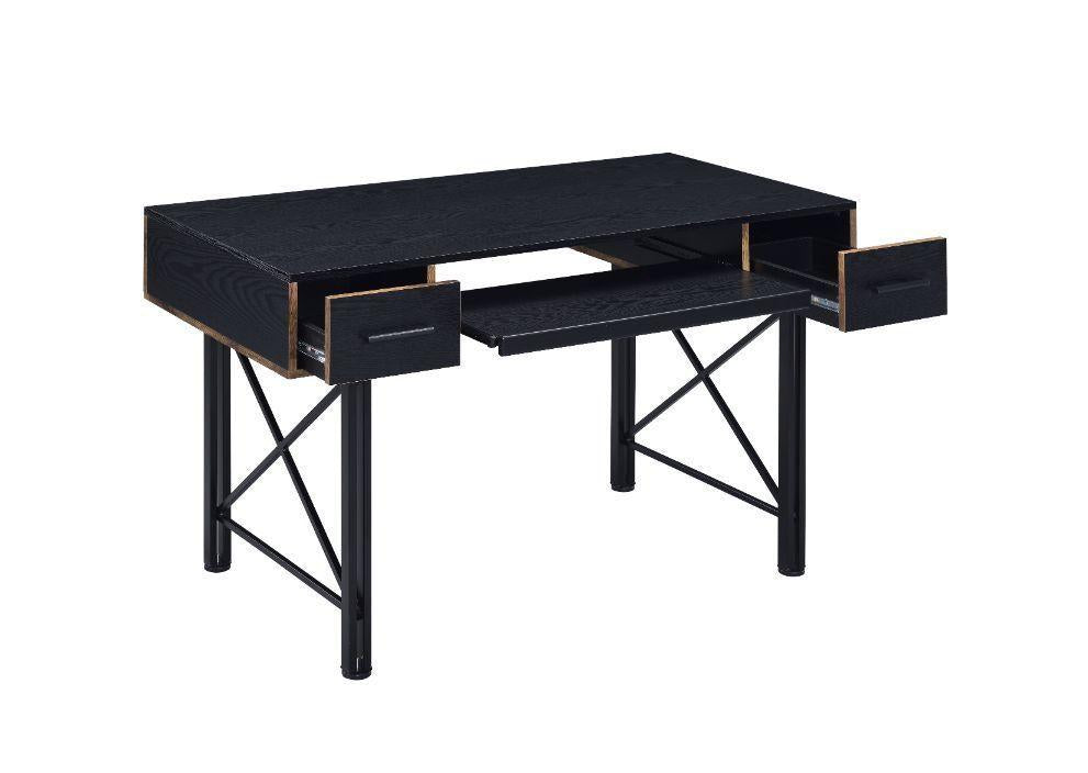 ACME Settea Computer Desk, Black Finish 92799