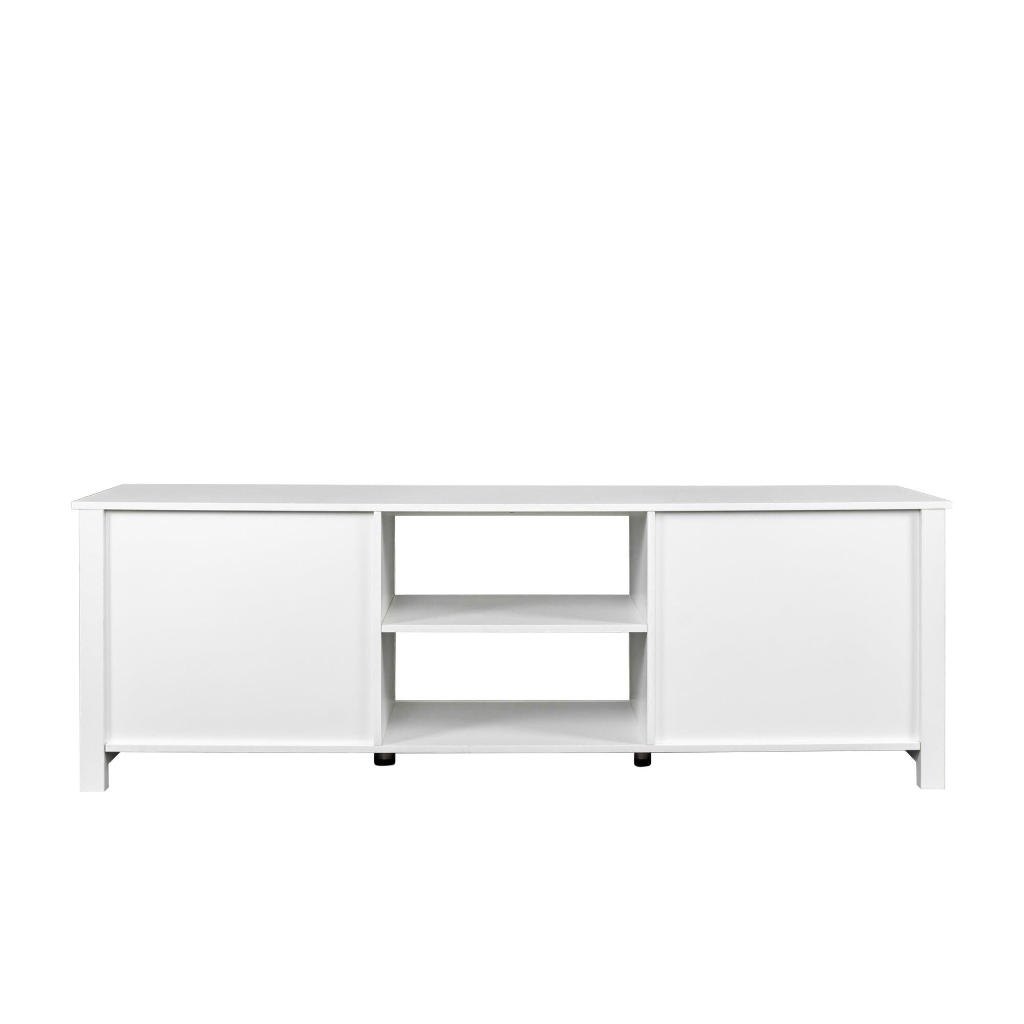 Living room TV stand furniture with 6Storage compartments and 1 shelf cabinet, high-quality particle board