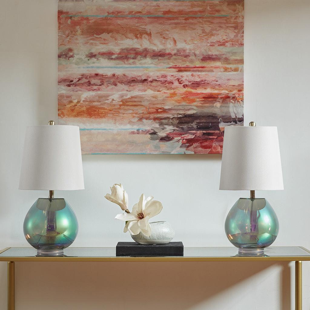 Ranier Iridescent Glass Table Lamp image