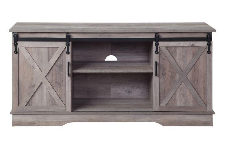 ACME Bennet TV Stand, Gray Finish 91855