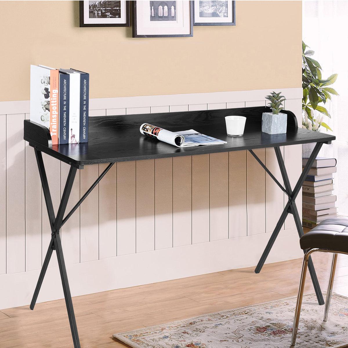 47.2" L Rectangular Computer Desk, Writing Desk - full black image