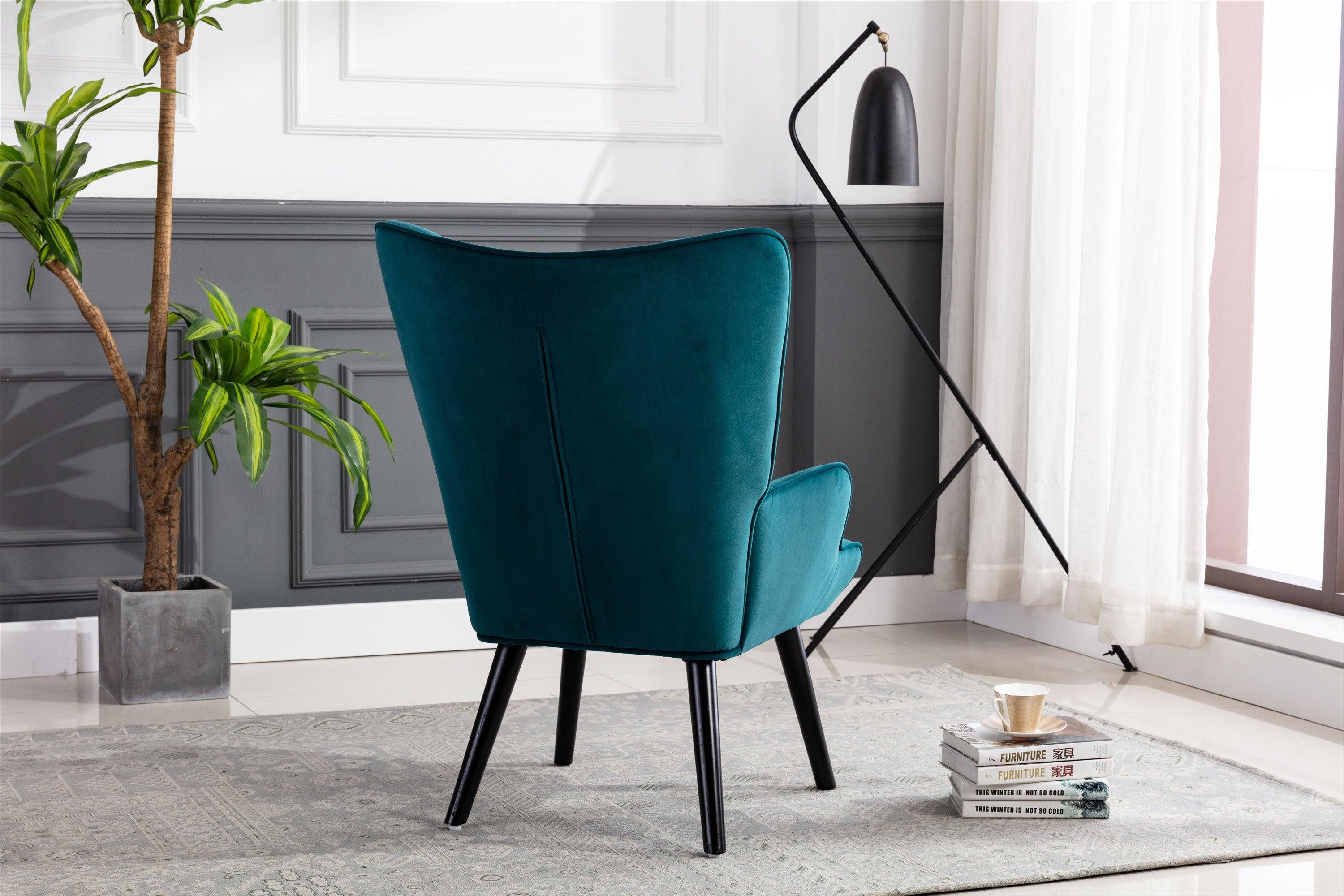 Accent chair  Living Room/Bed Room,Modern Leisure  Chair  Teal