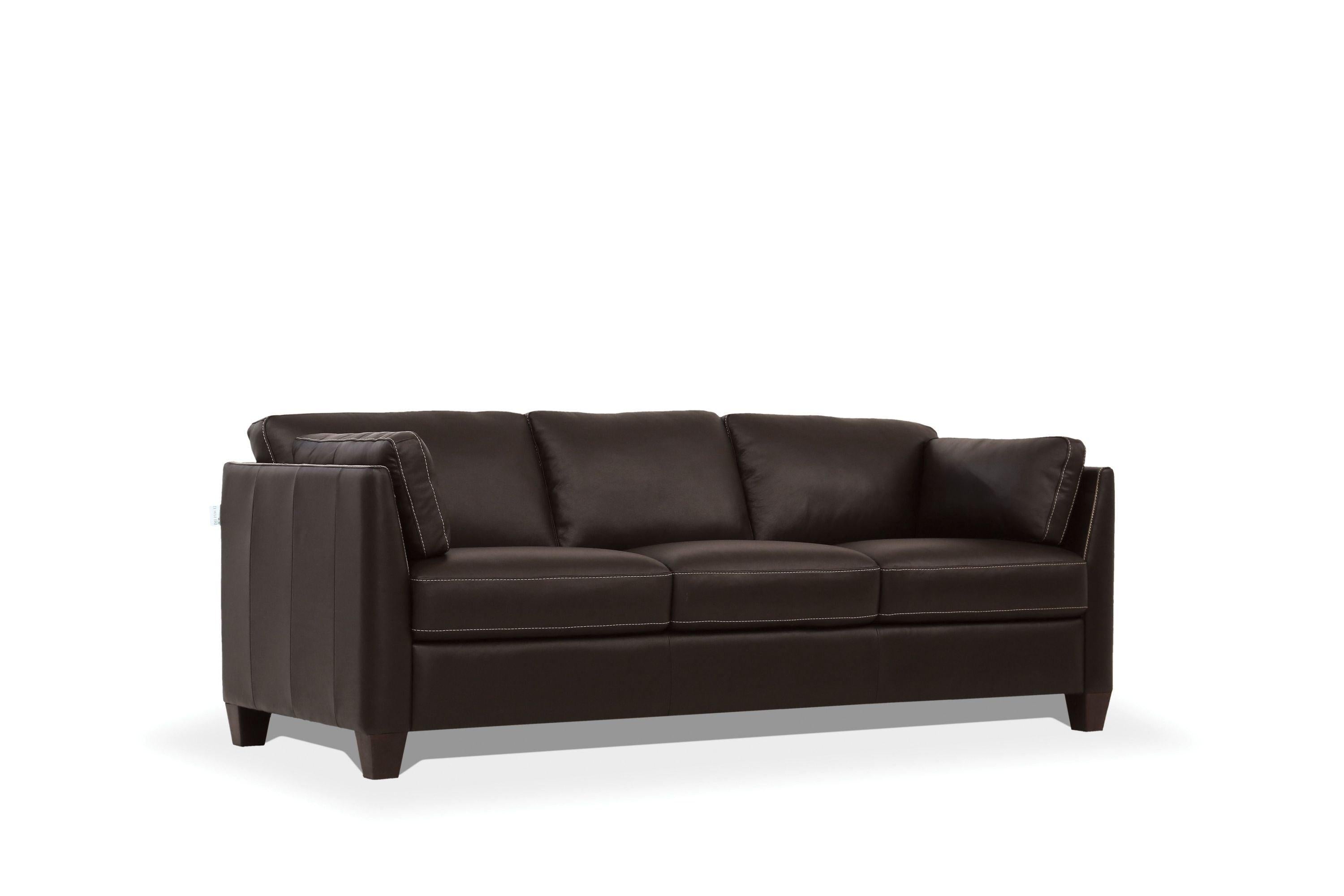 ACME Matias Sofa, Chocolate Leather 55010