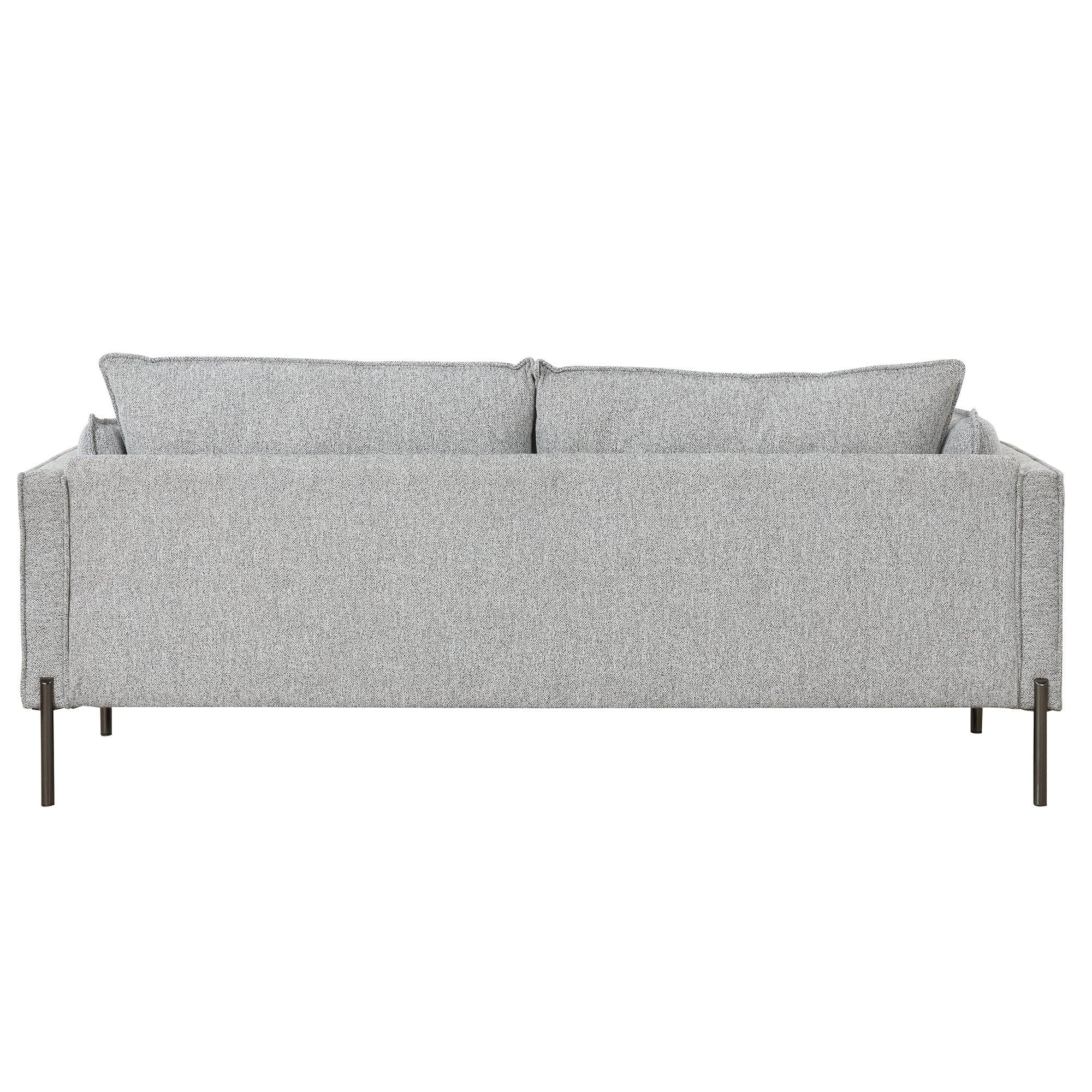 76.2"Modern Style 3 Seat Sofa Linen Fabric Upholstered Couch Furniture 3-Seats Couch for Different Spaces,Living Room,Apartment