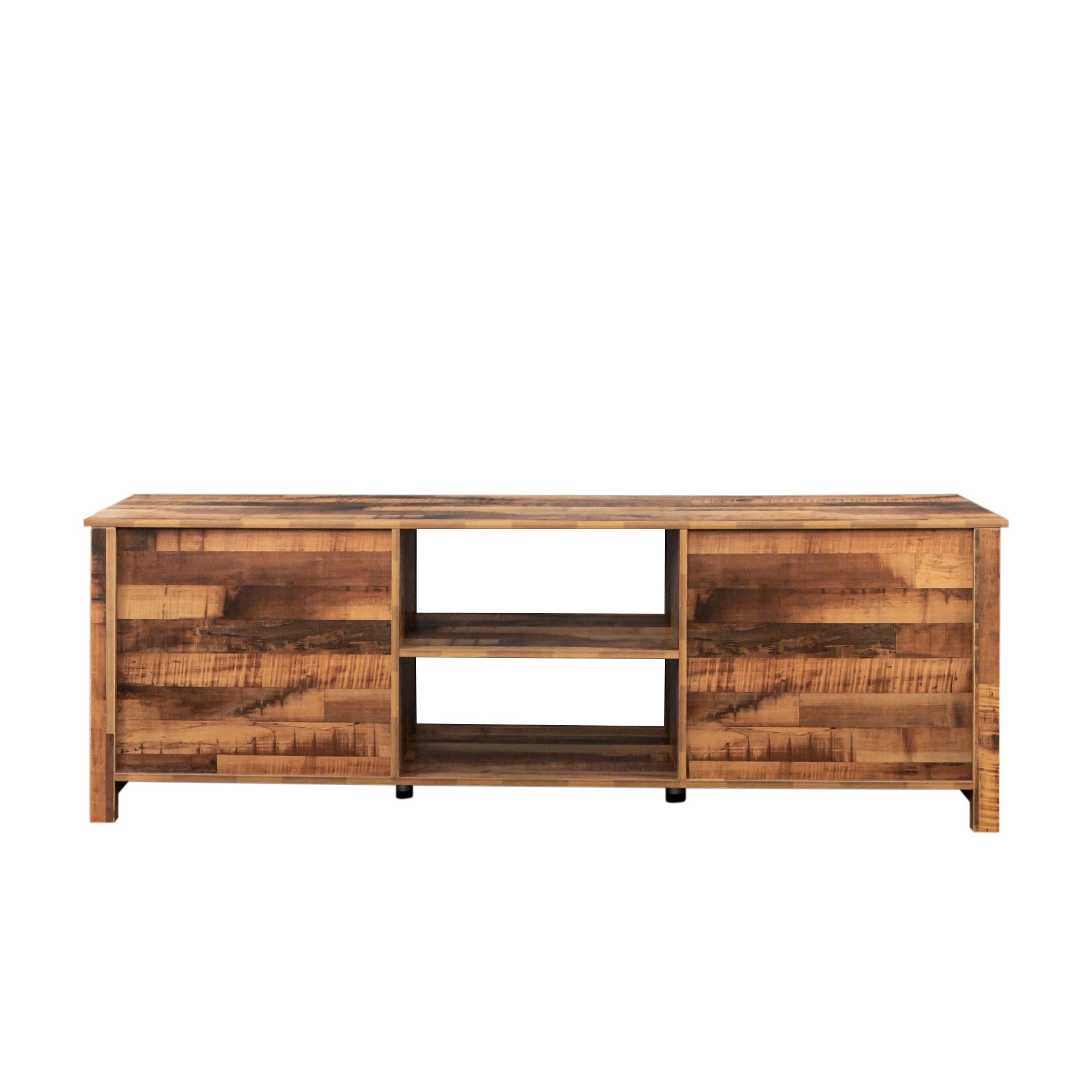 Living room TV stand furniture with 6Storage compartments and 1 shelf cabinet, high-quality particle board