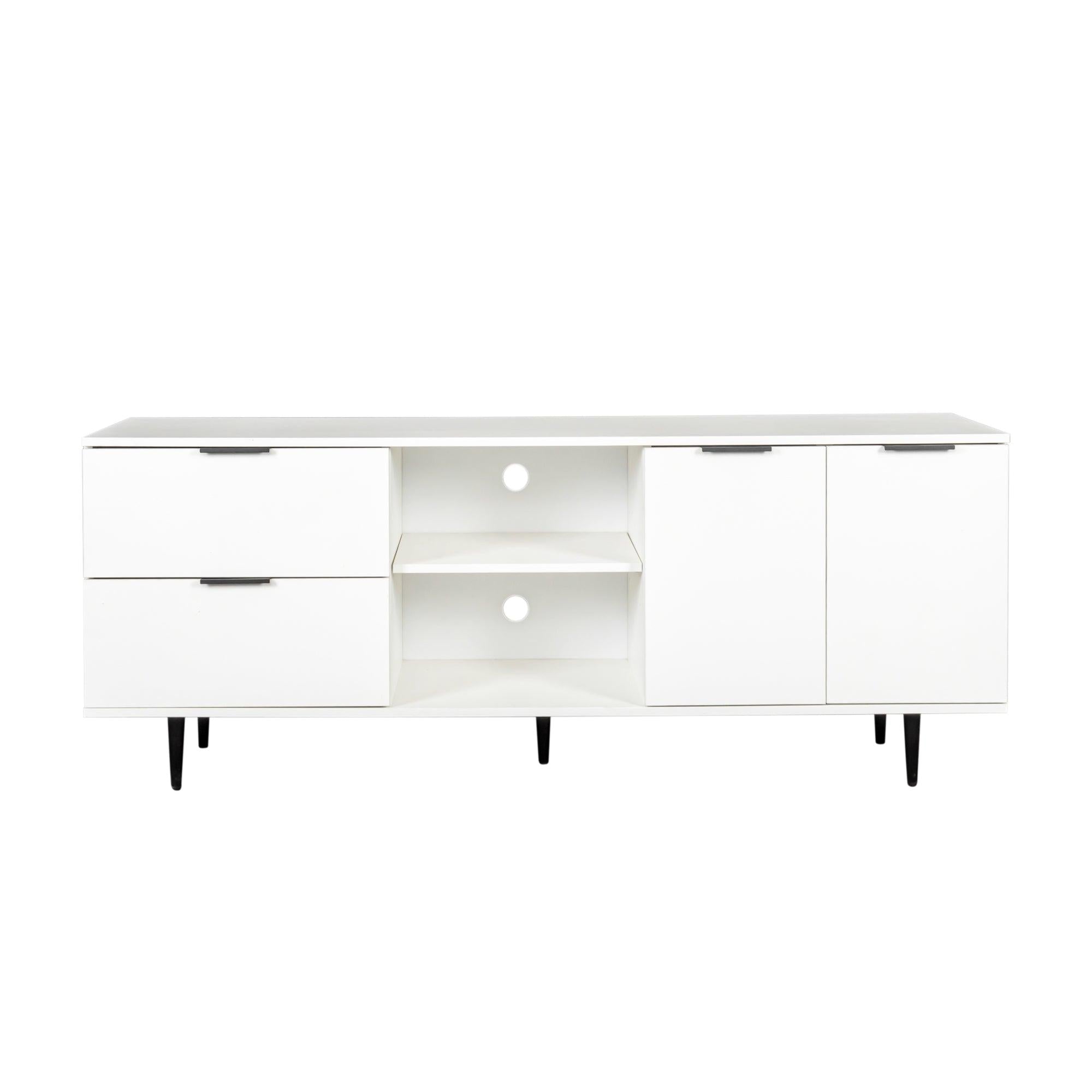 TV Stand Use in Living Room Furniture , high quality particle board,White