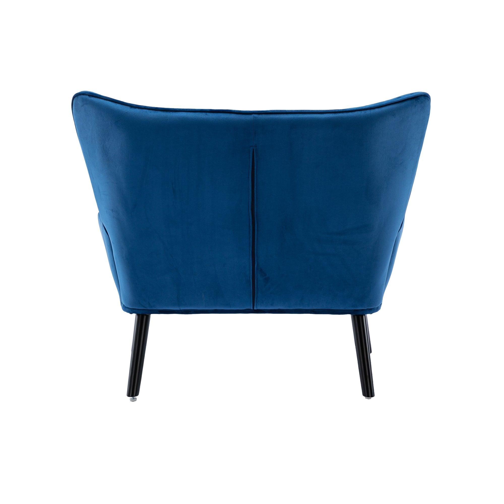 High Back Accent Chair .Comfortable Loveseat Fabric Padded Seat .Modern High Back Arm-sofa