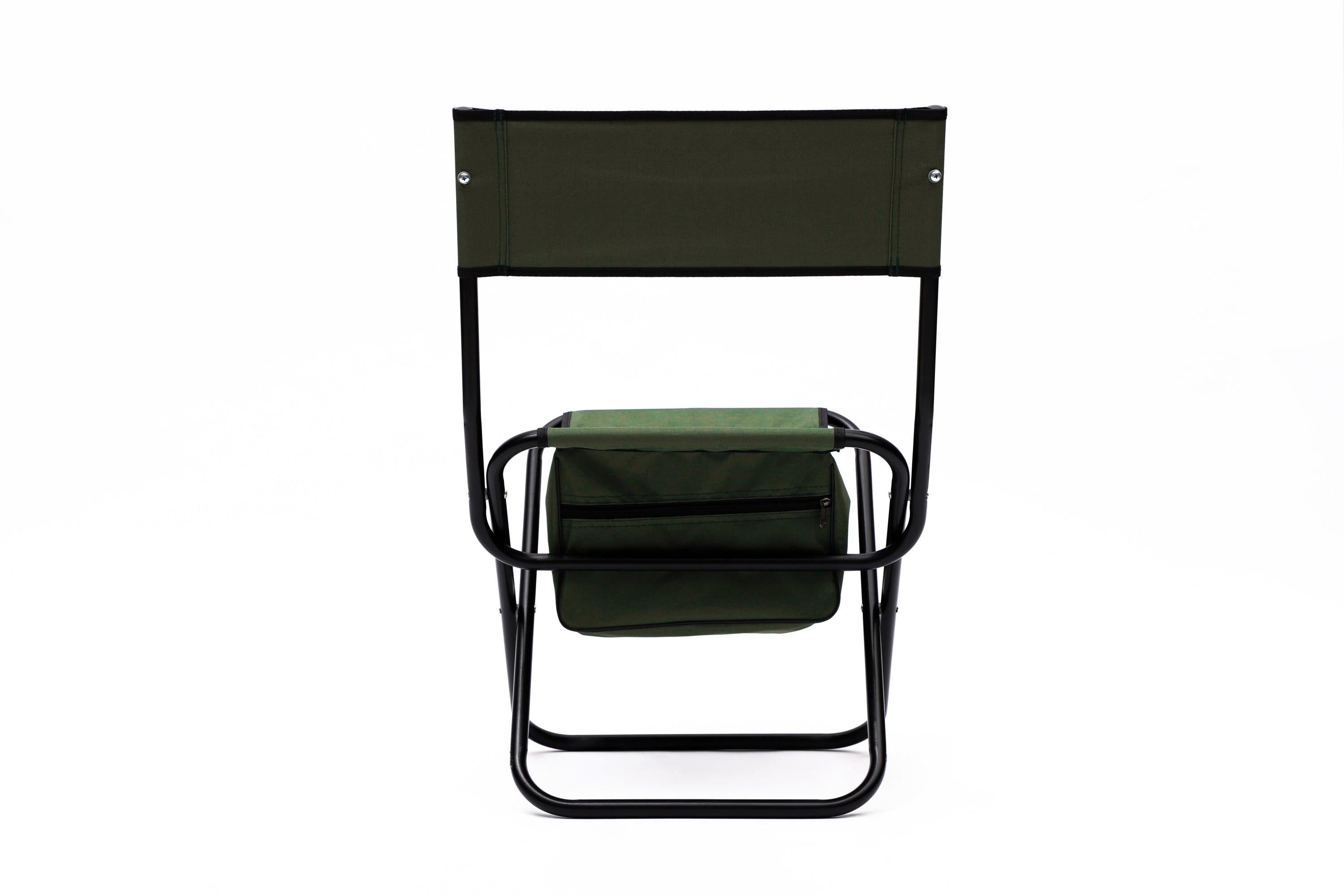 Set of 3, Folding Outdoor Table and Chair Set for Indoor, Outdoor Camping, Picnics, Beach,Backyard, BBQ, Party, Patio, Black/Green