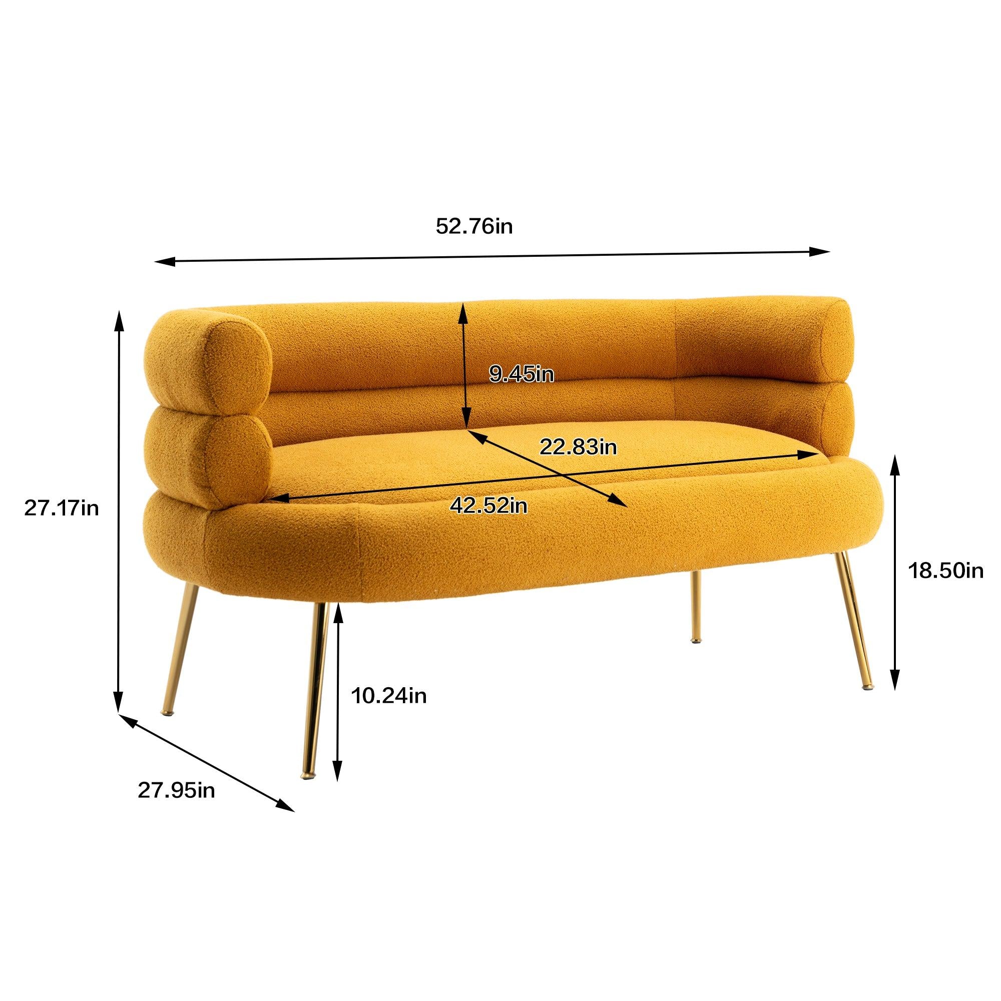 Accent  Chair  ,leisure sofa  with  Golden  feet