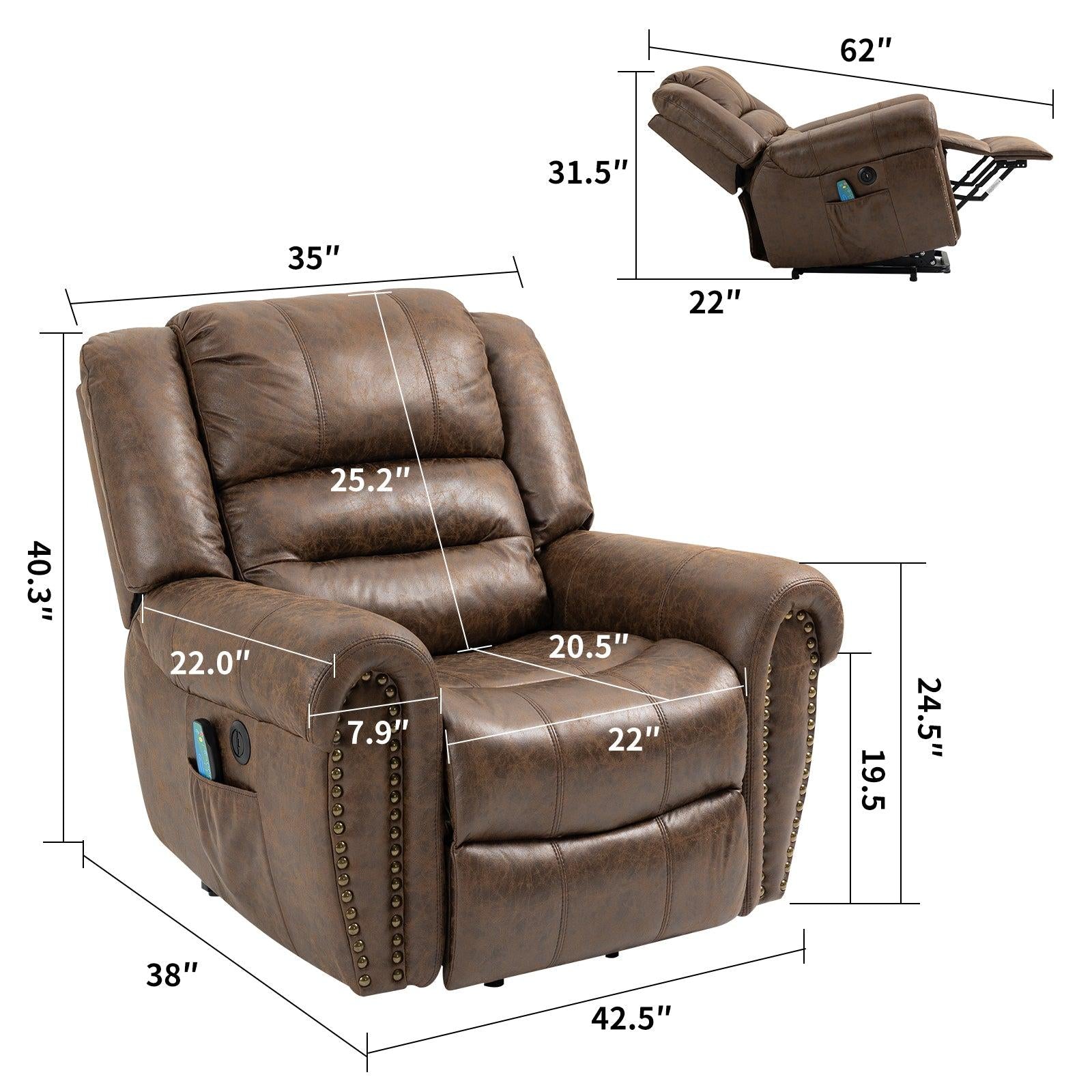 Recliners Lift Chair Relax Sofa Chair Livingroom Furniture Living Room Power Electric Reclining for Elderly