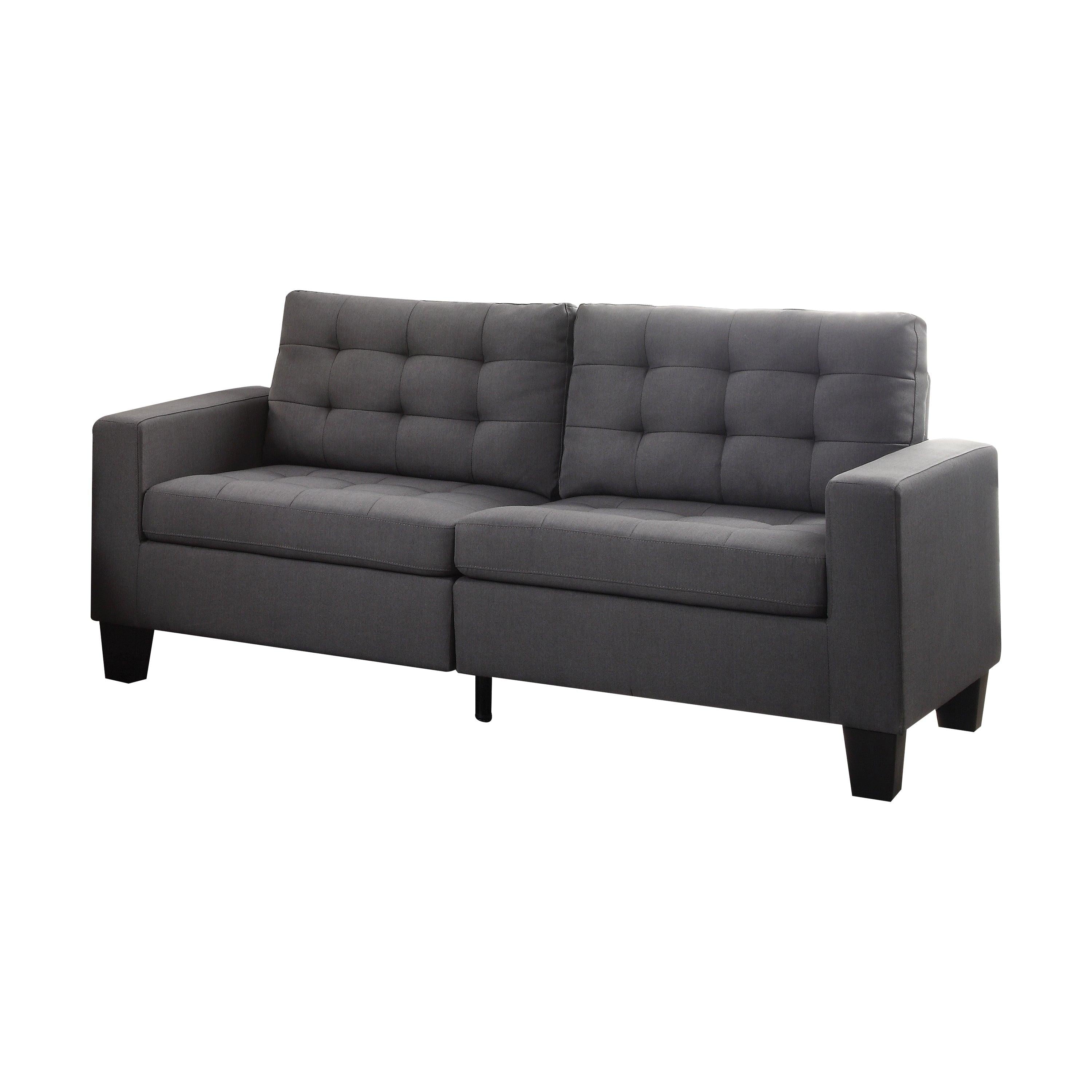 ACME Earsom Sofa in Gray Linen 52770