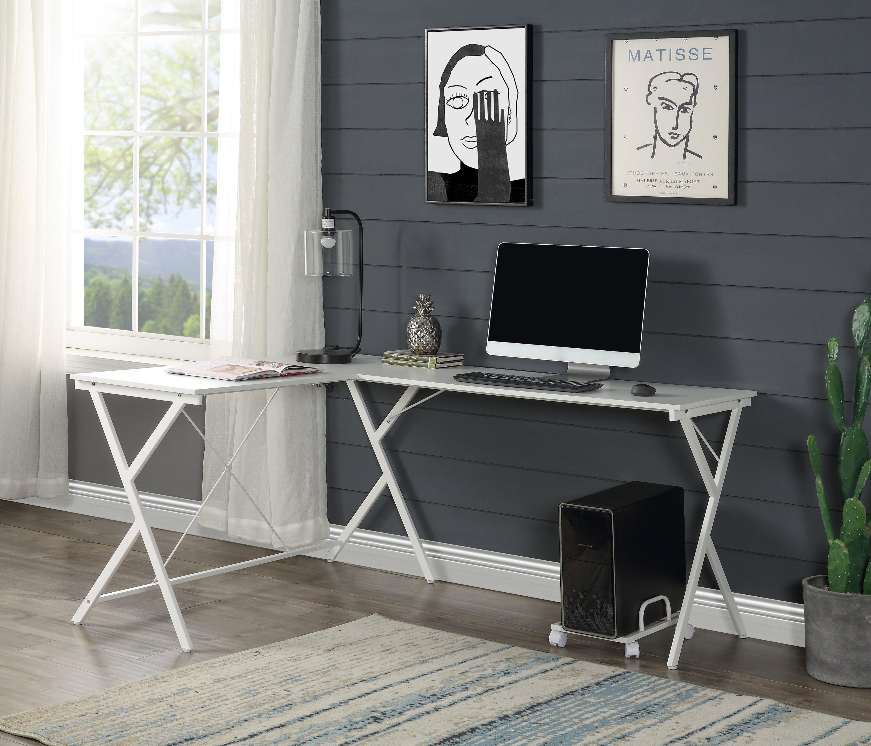 ACME Dazenus Computer Desk in  White Finish OF00050 image