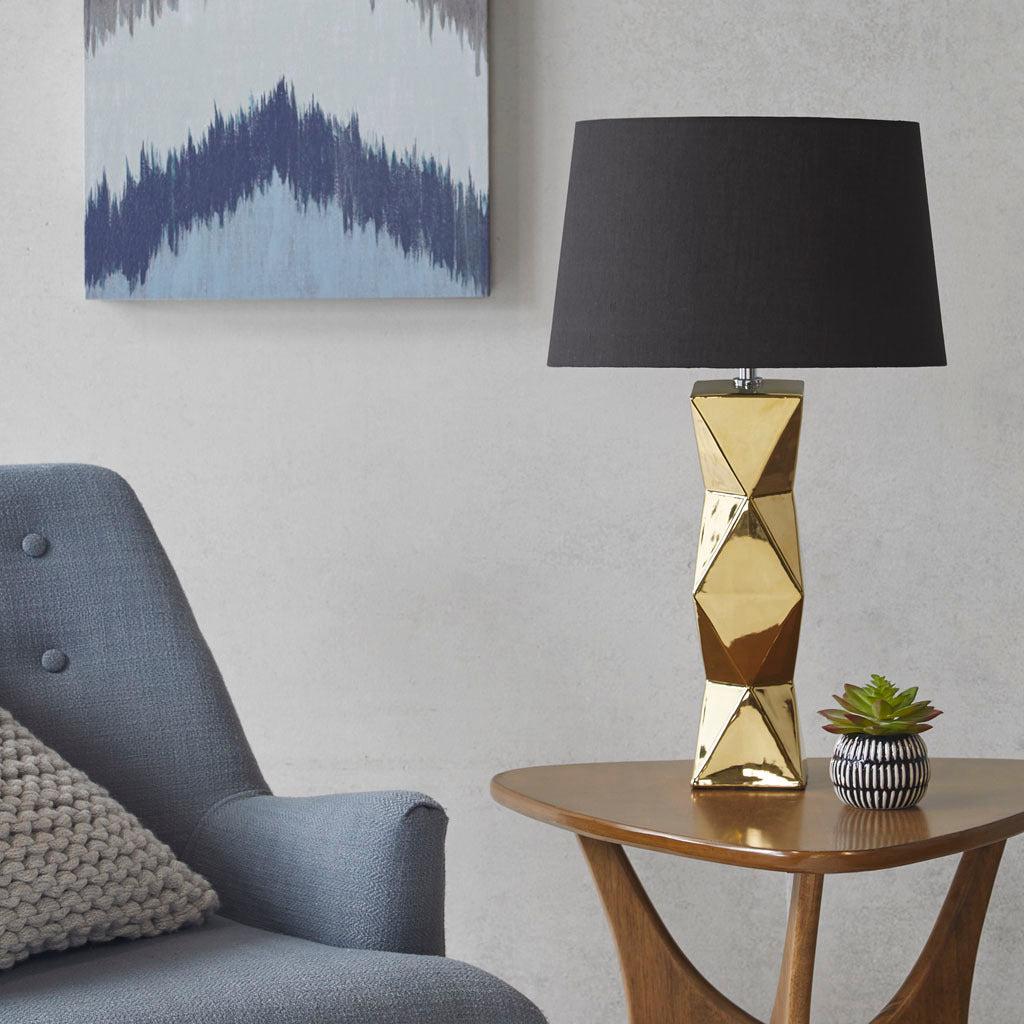 Kenlyn Geometric Ceramic Table Lamp image