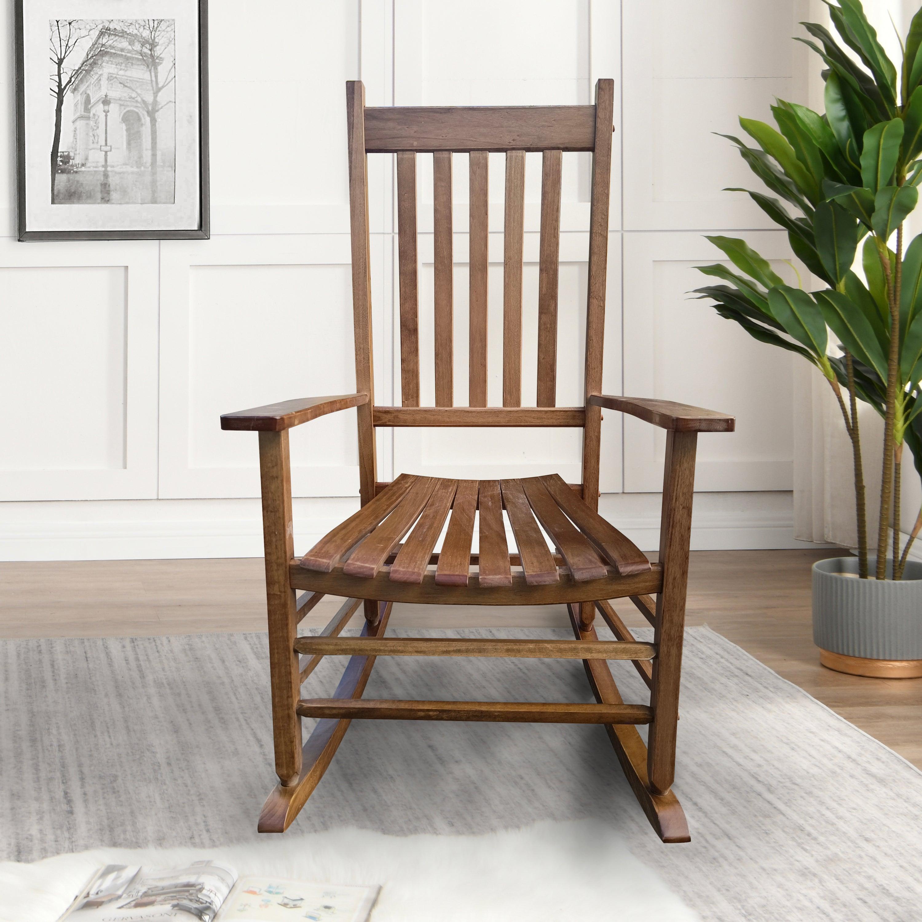 BALCONY PORCH ADULT ROCKING CHAIR Brown image