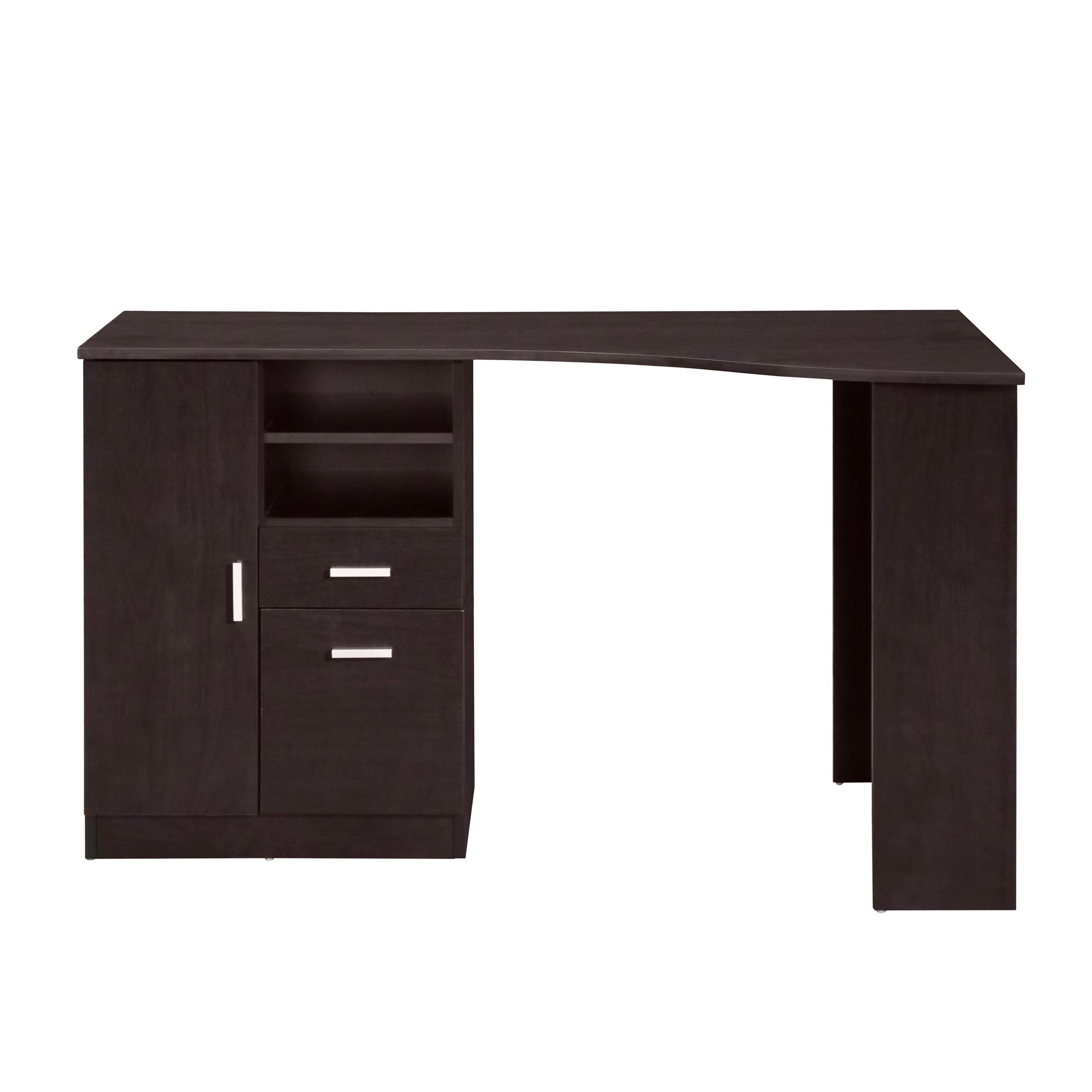 Techni Mobili Classic Office Desk withStorage, Espresso