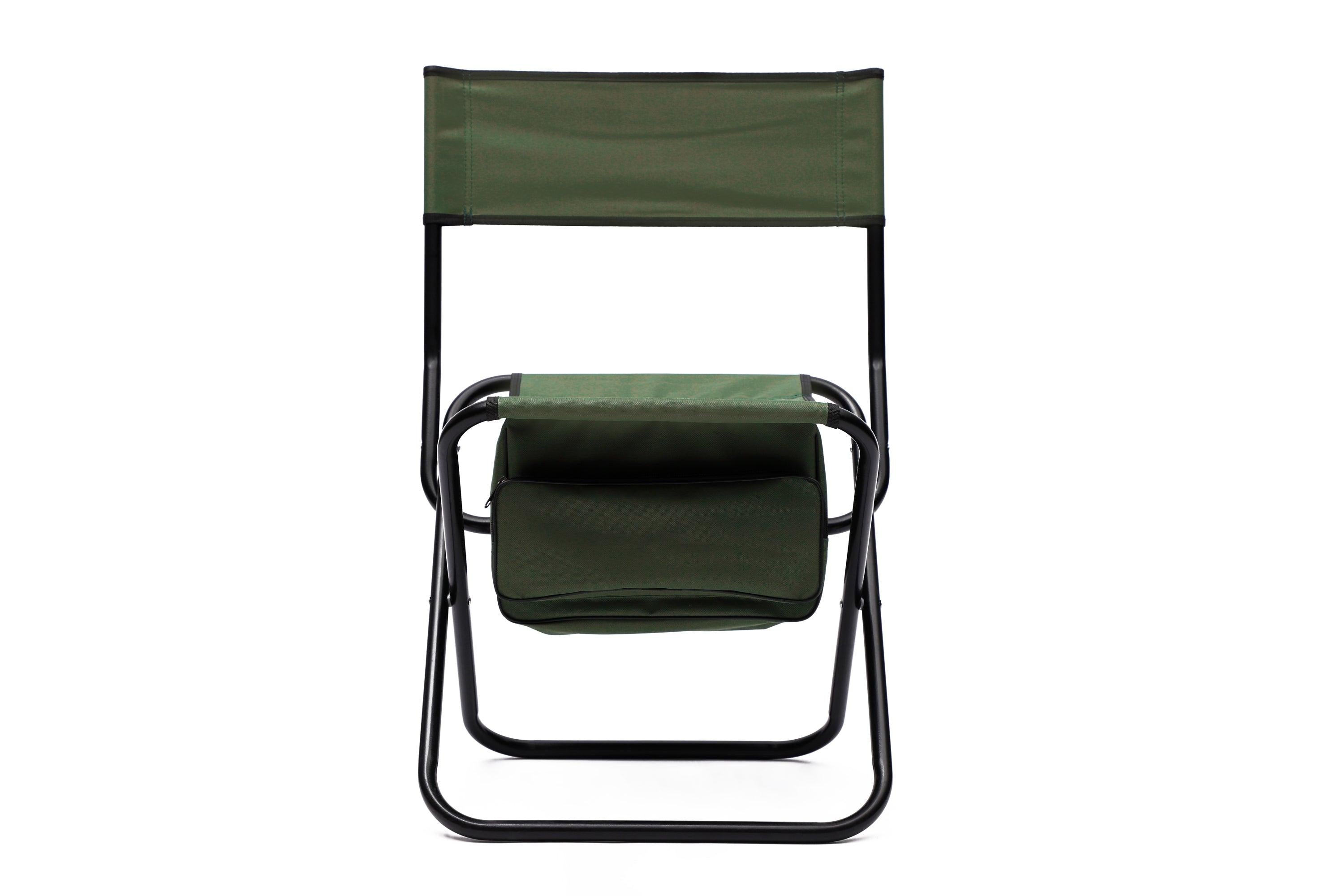 4-piece Folding Outdoor Chair withStorage Bag, Portable Chair for indoor, Outdoor Camping, Picnics and Fishing,Green