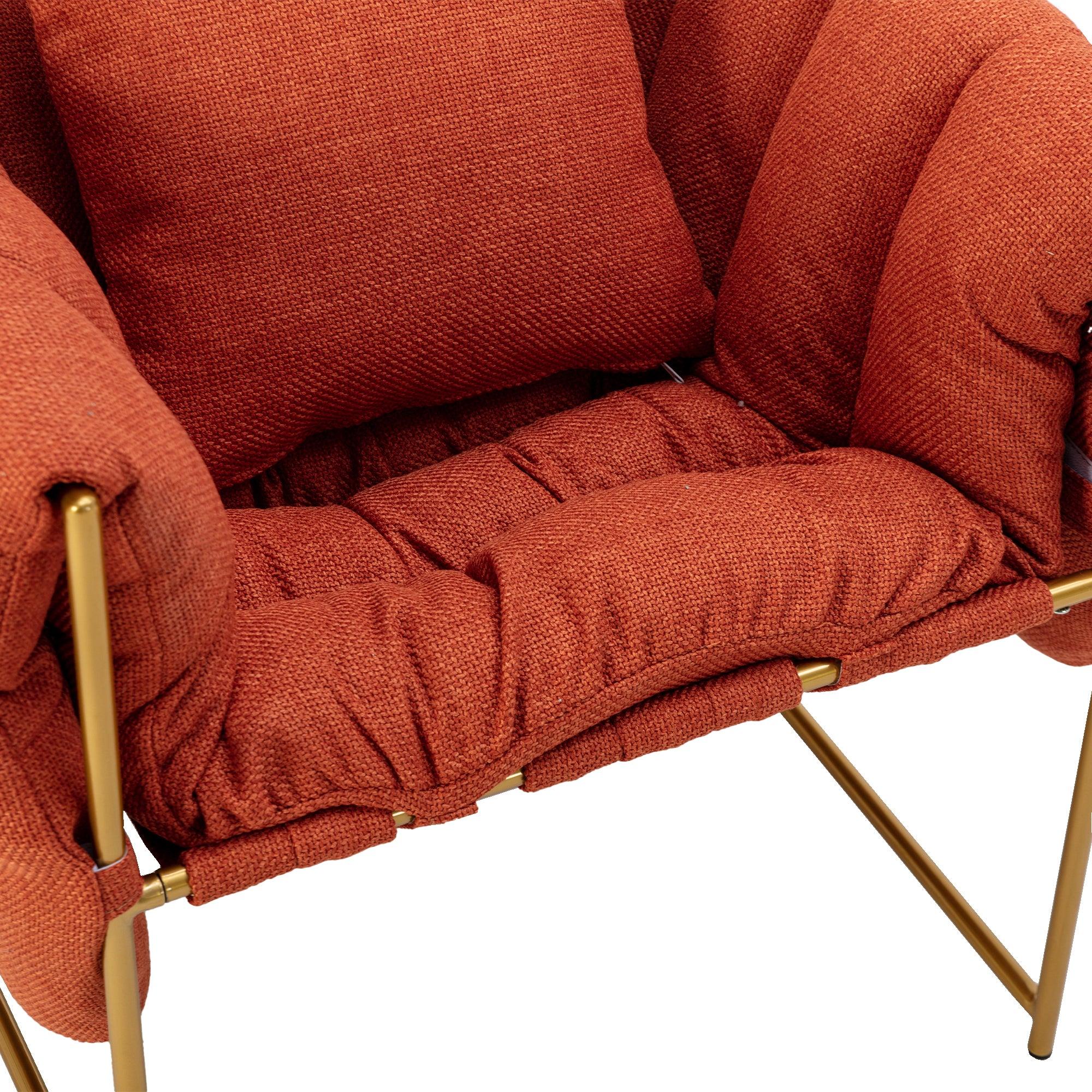 Accent Chair ,leisure single sofa with metal frame