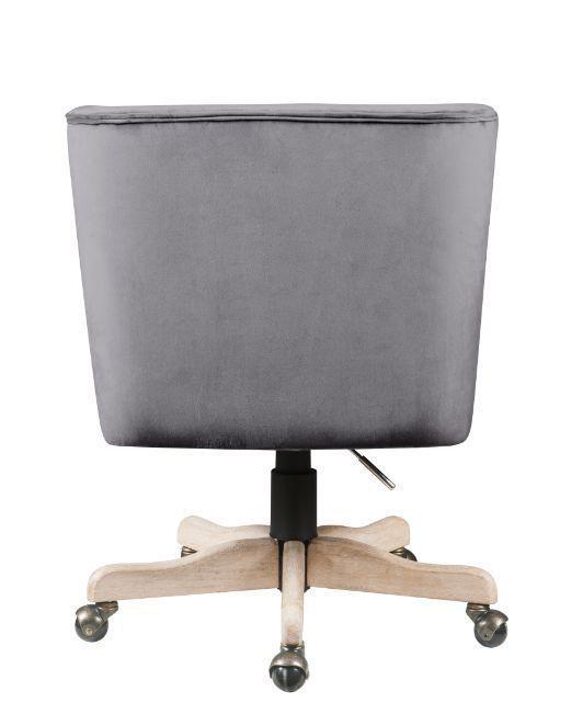 ACME Cliasca Office Chair, Gray Velvet 93073