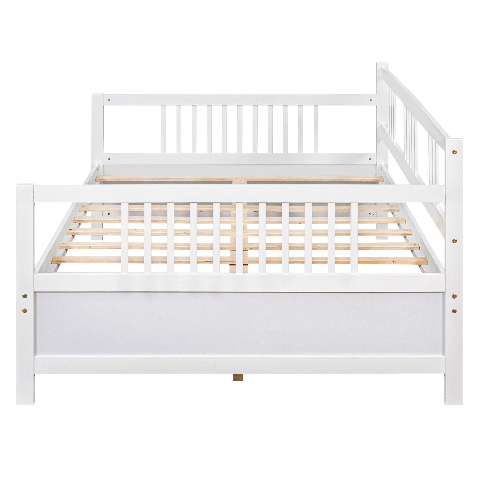 Full Size Daybed with Support Legs, Espresso