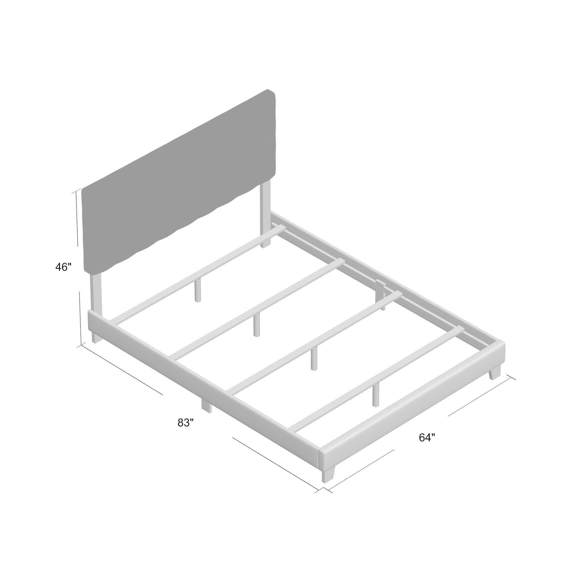 ACME Masate Queen Bed in Espresso PU 26350Q