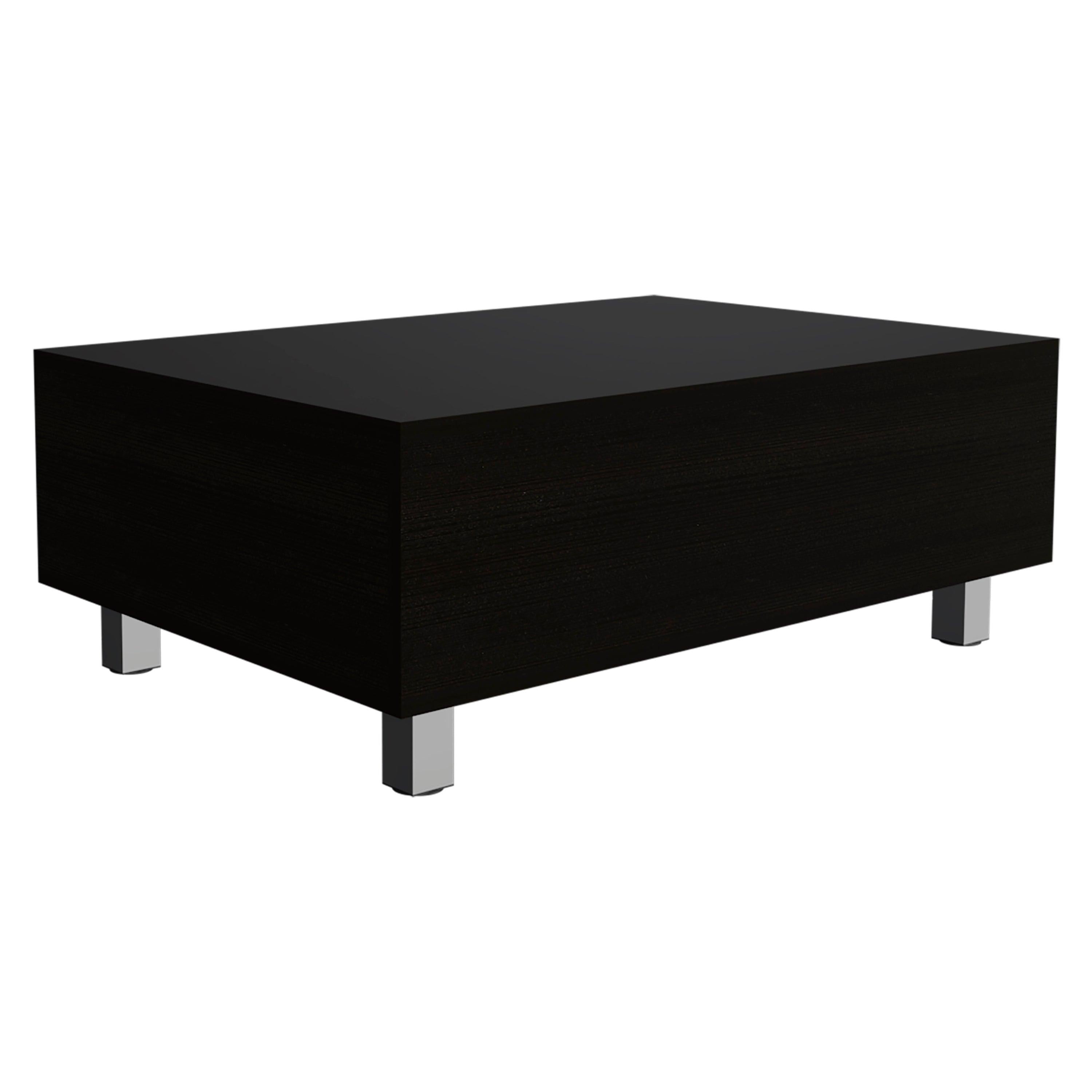 Tilton Rectangle Lift Top  Coffee Table Black Wengue