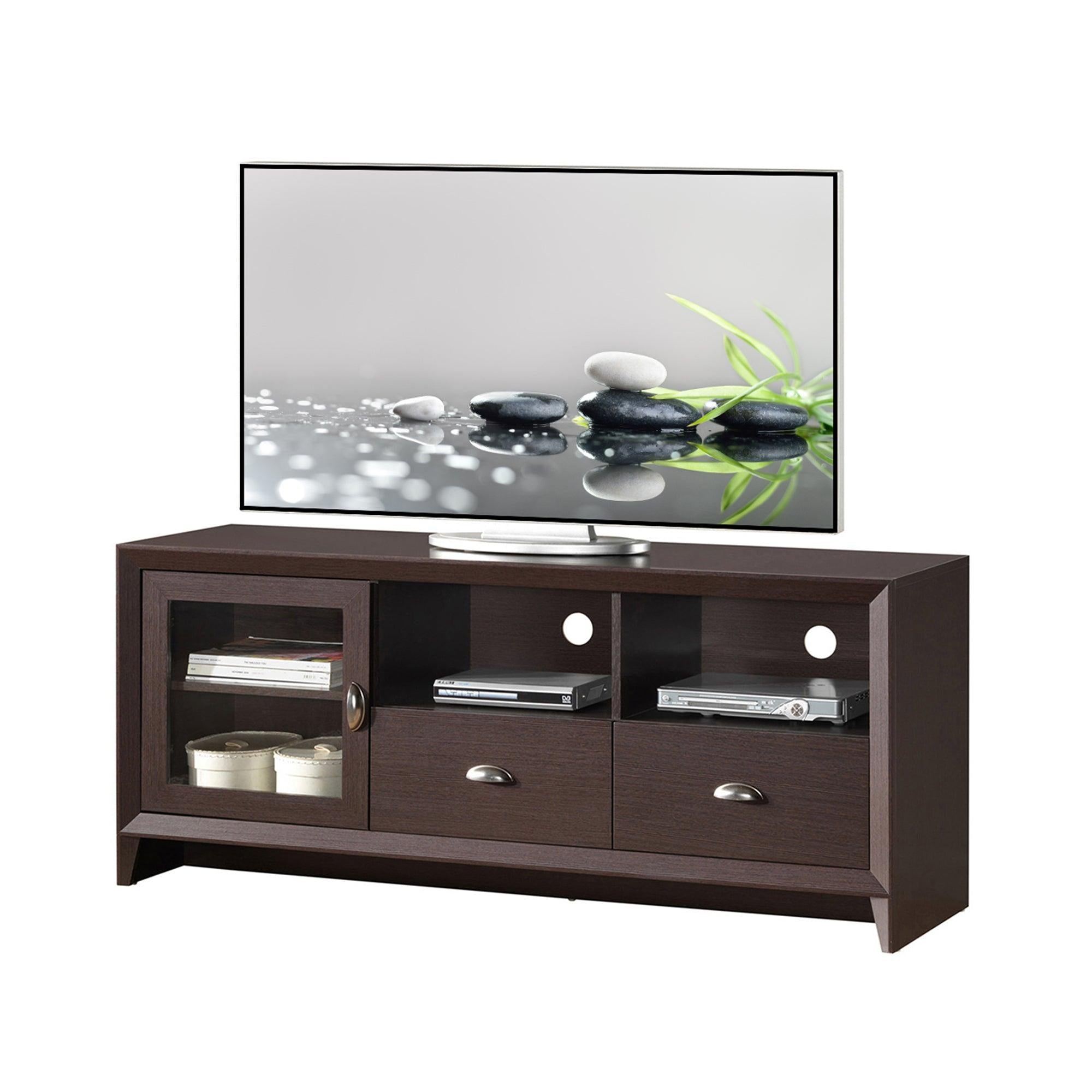 Techni MobiliModern TV Stand withStorage for TVs Up To 60", Wenge