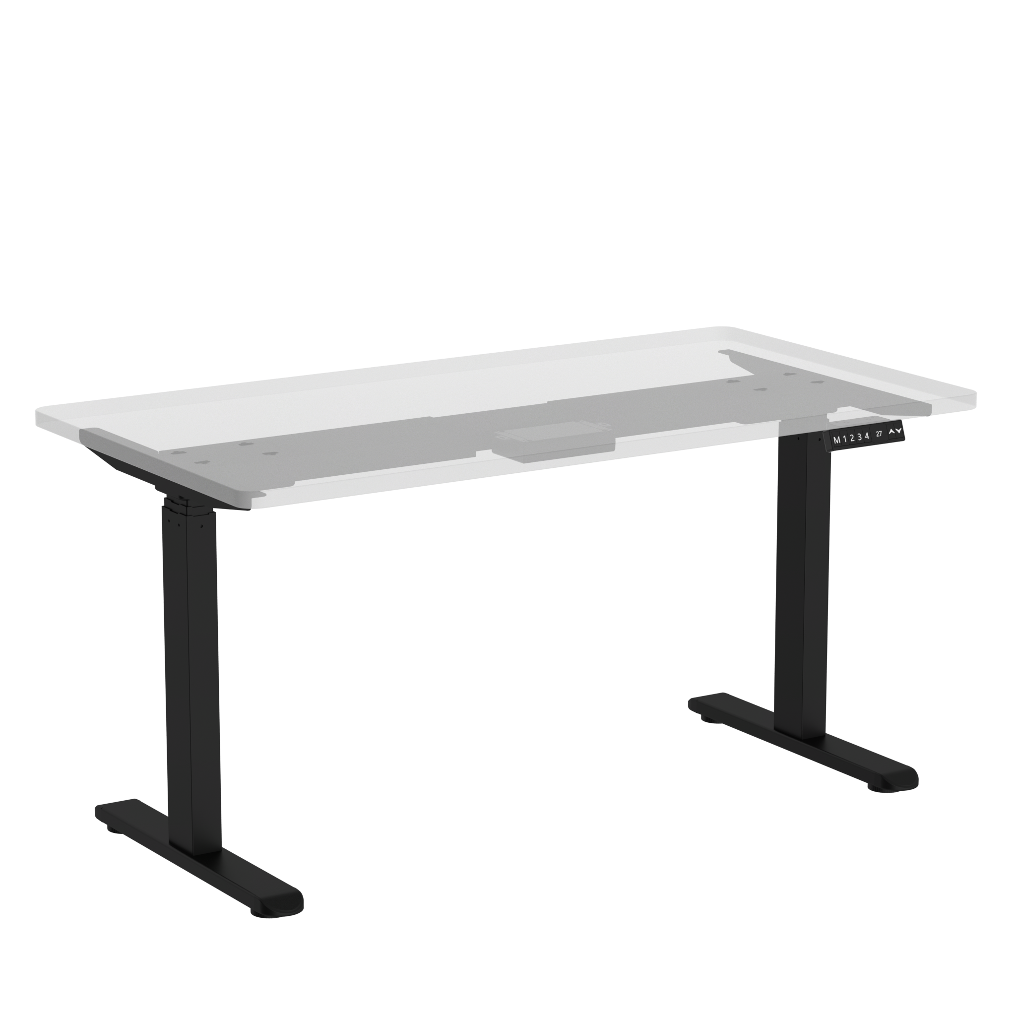 Electric Stand up Desk Frame - ErGear Height Adjustable Table Legs Sit Stand Desk Frame Up to  Ergonomic Standing Desk Base Workstation Frame Only