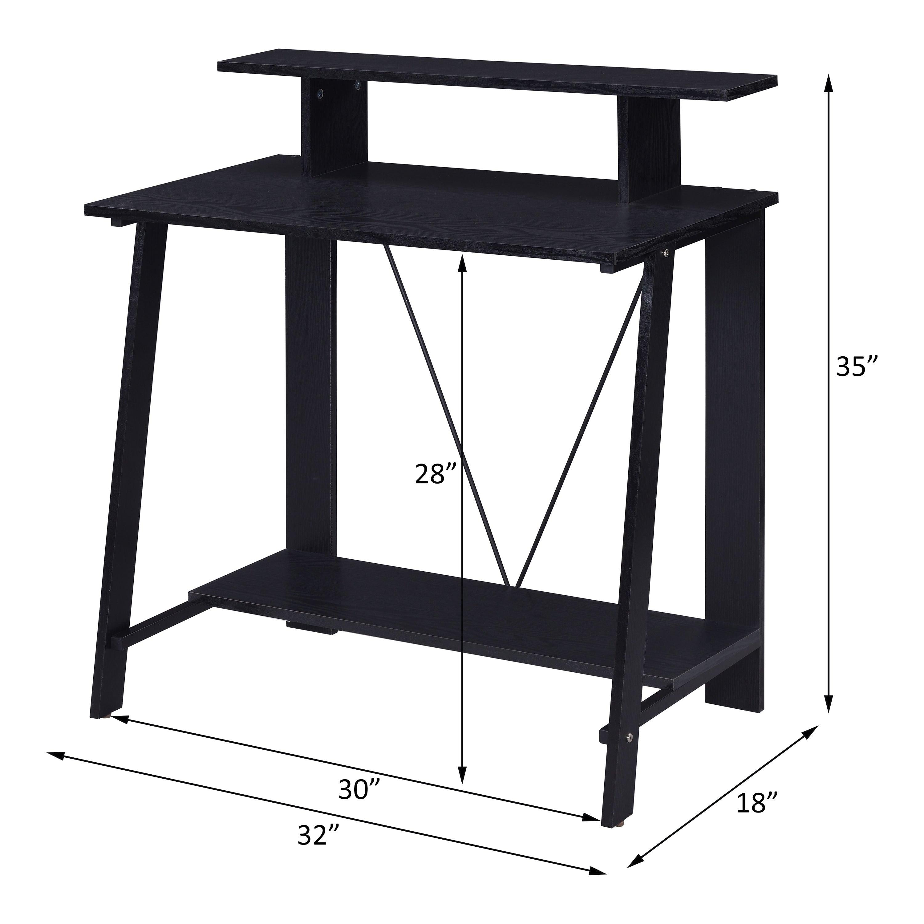 ACME Nypho Writing Desk, Black Finish 92734