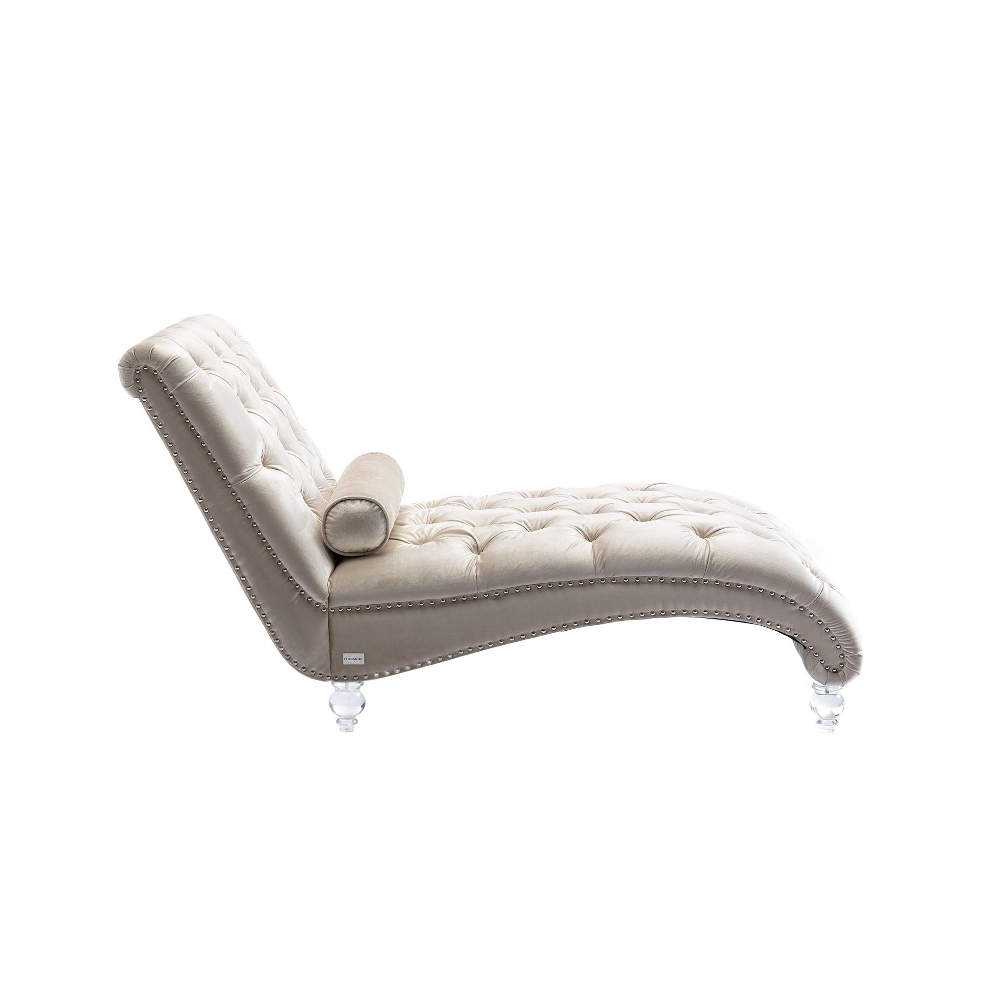 Leisure concubine sofa  with  acrylic  feet