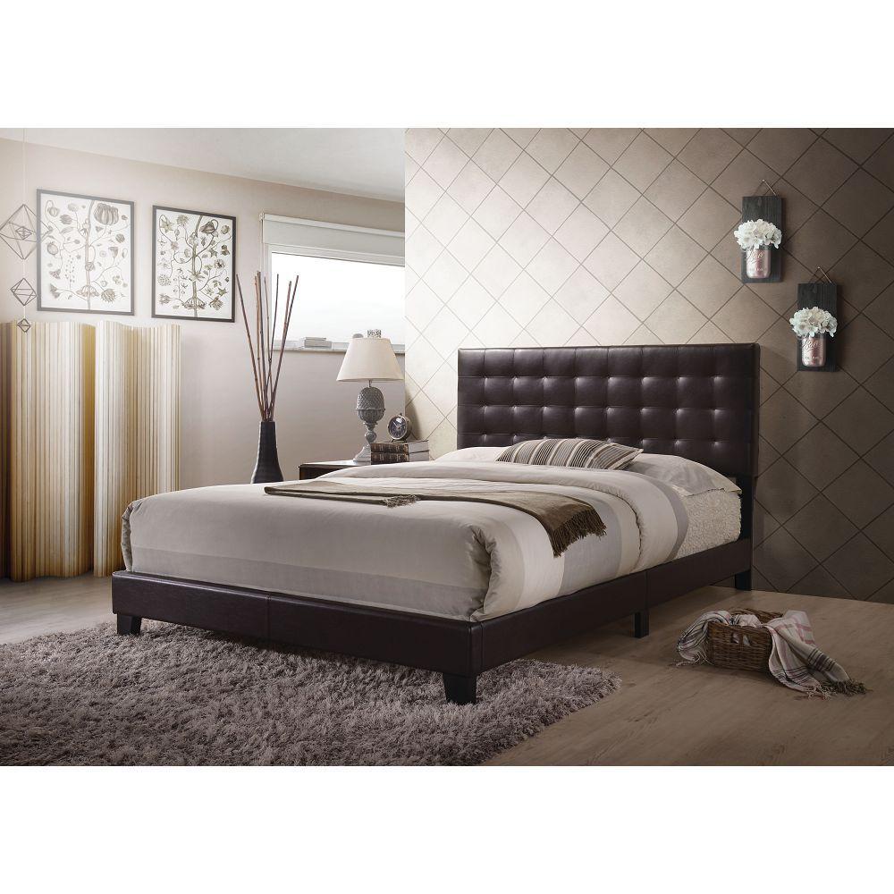 ACME Masate Queen Bed in Espresso PU 26350Q image