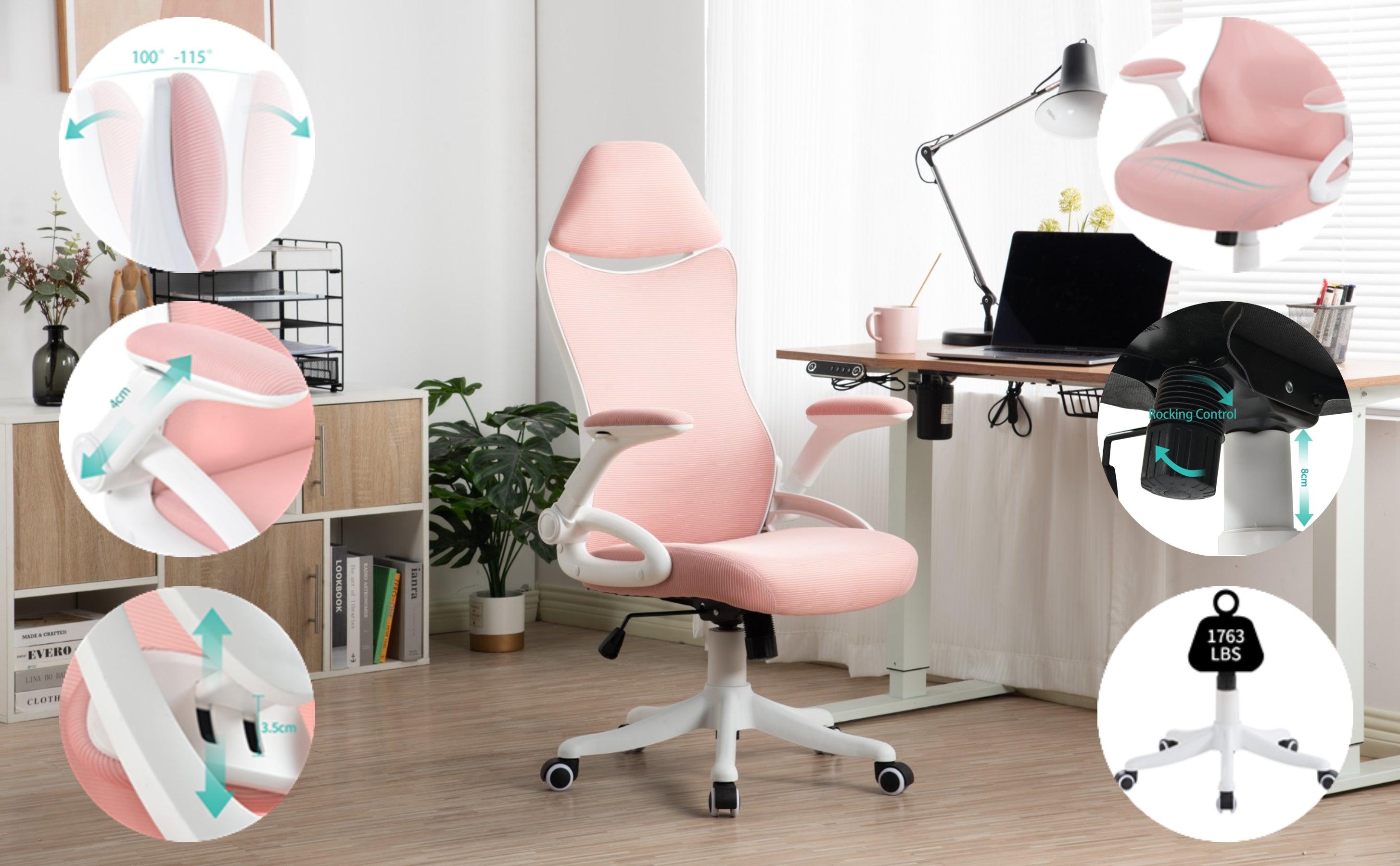 Adjustable Mesh Swivel Designer High Back Ergonomic Price Office Chair Furniture,Pink