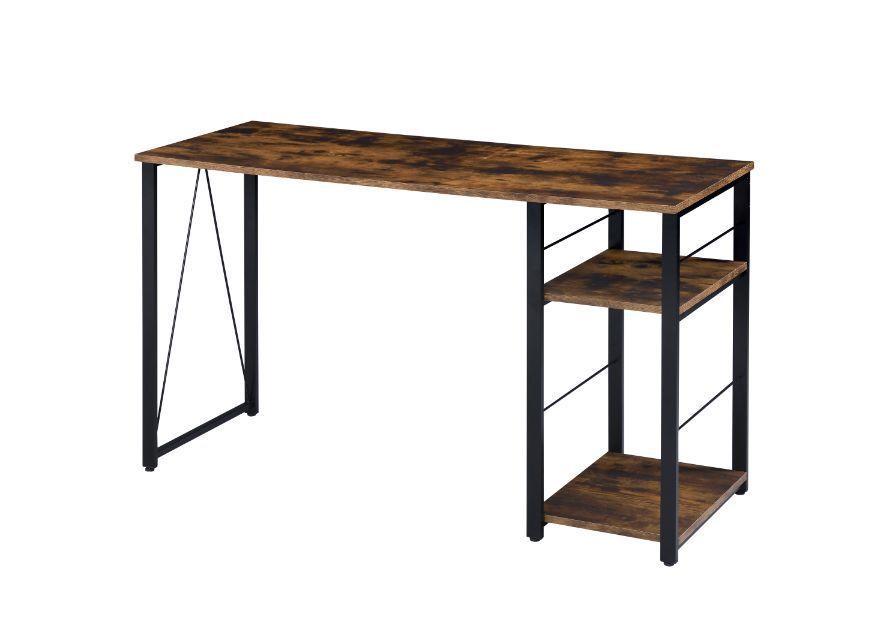 ACME Vadna Writing Desk, Weathered Oak & Black Finish 92765 image