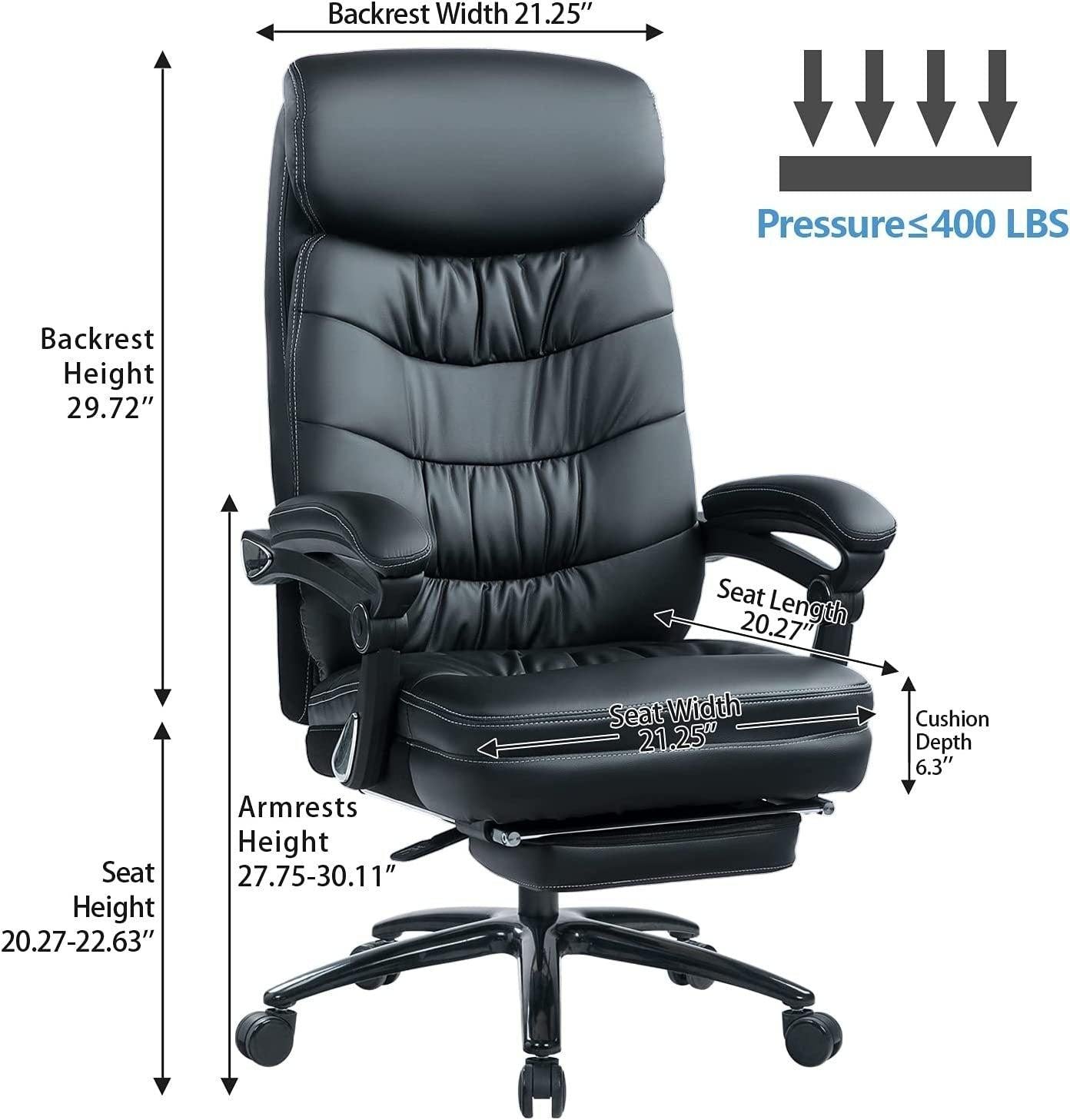 Office Chair,Adjustable rotary office executive chair/PU leather+PVC/heavy weight