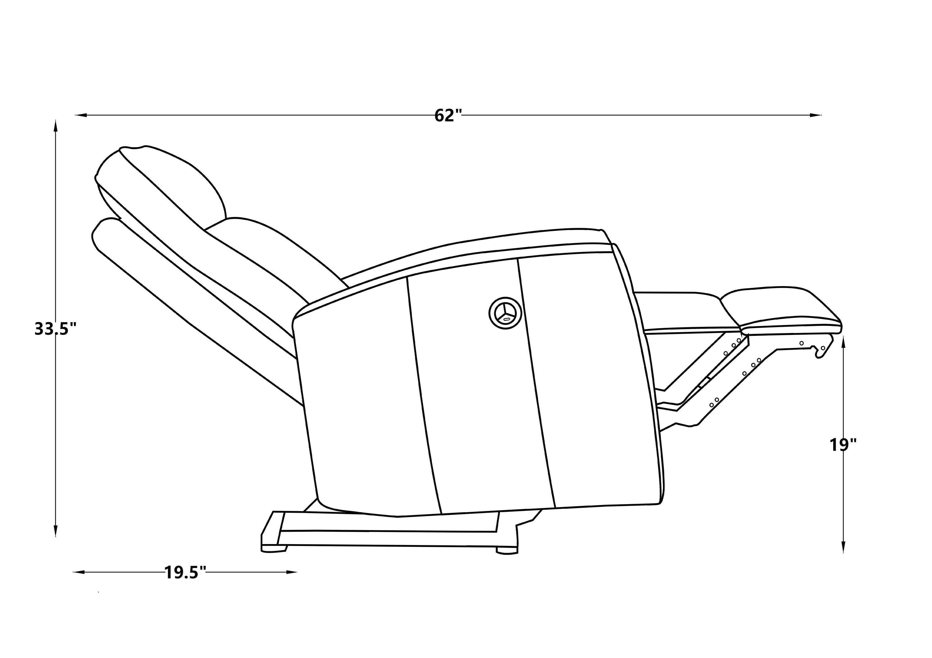 Malmo Power Recliner with USB Charger