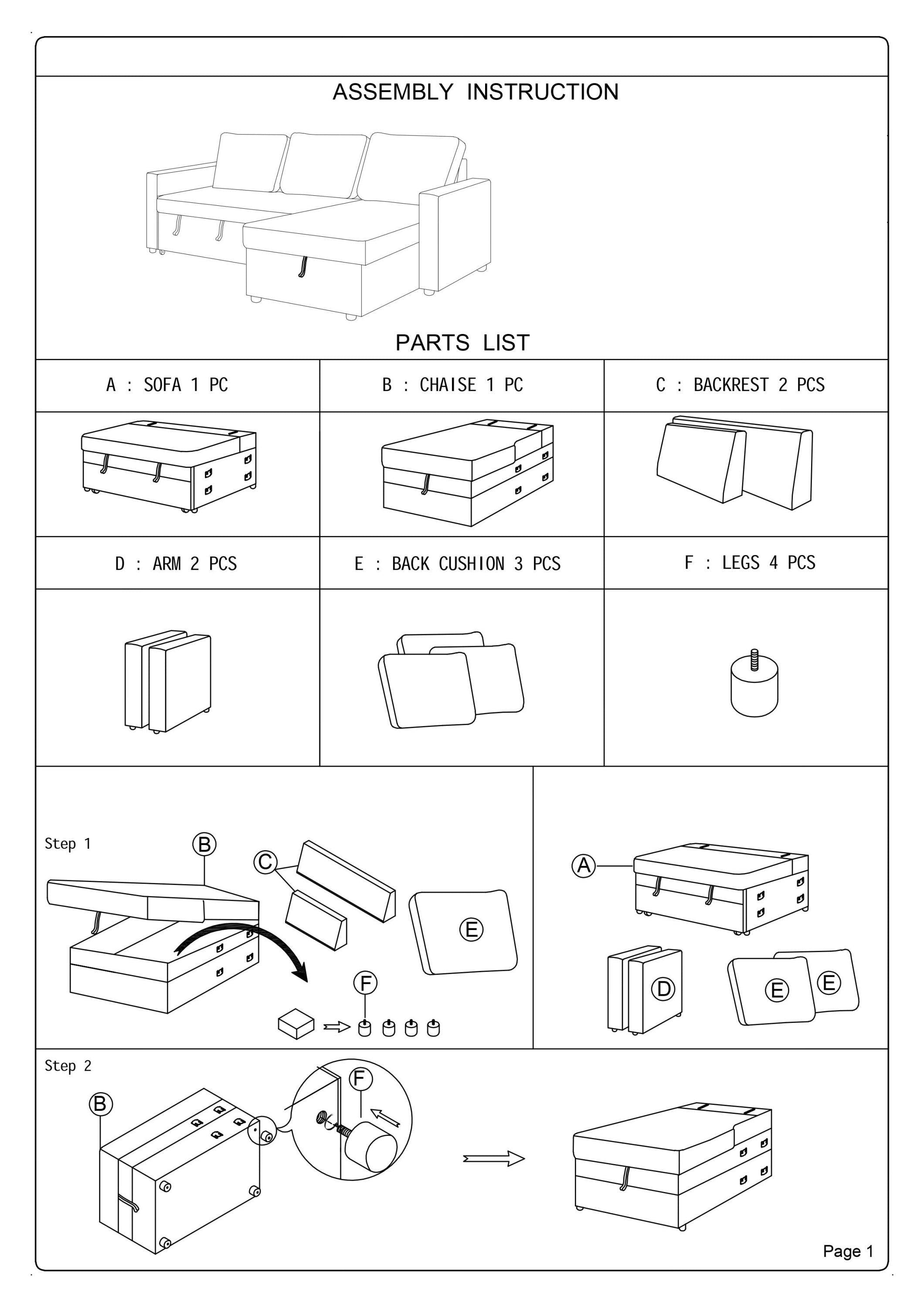 Living Room Furniture Convertible Sectional Blue Grey Color Polyfiber Reversible ChaiseStorage Sofa Pull Out bed Couch