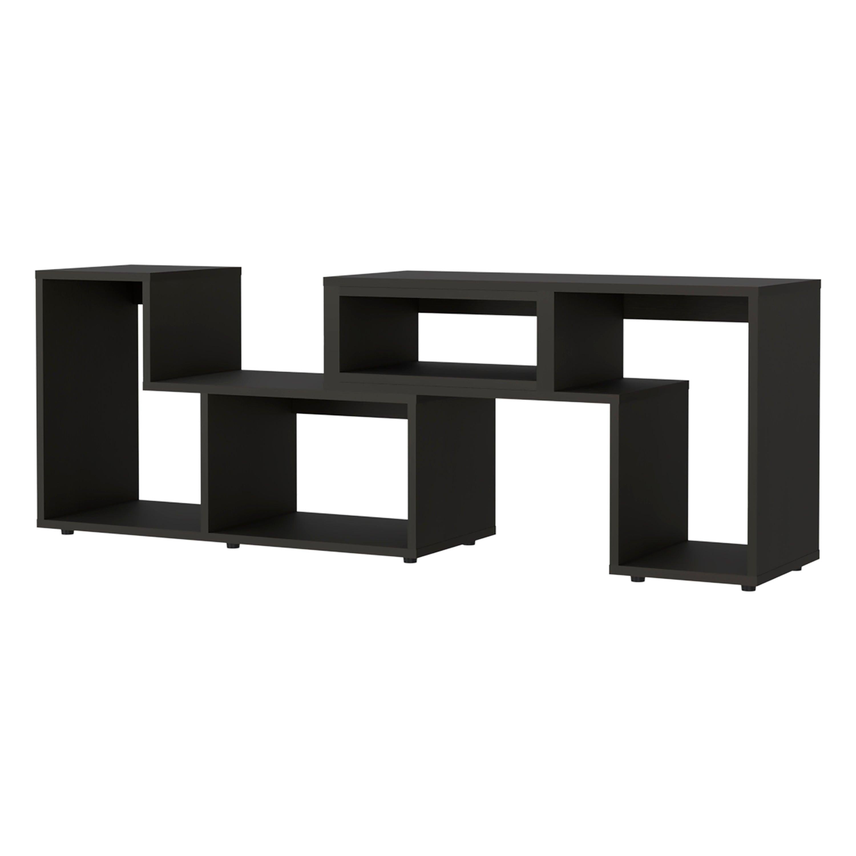 Anacapa Rectangle Reversible TV Stand Black