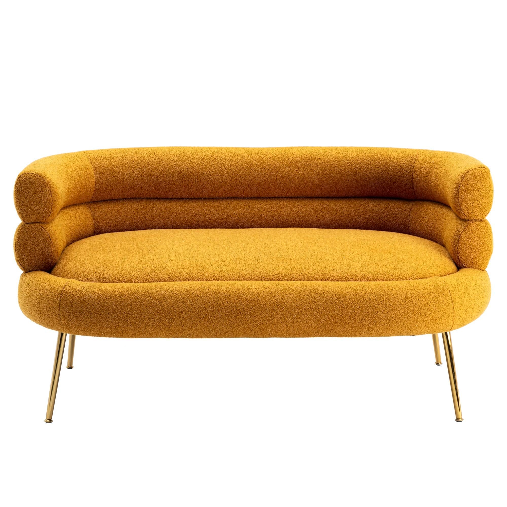 Accent  Chair  ,leisure sofa  with  Golden  feet