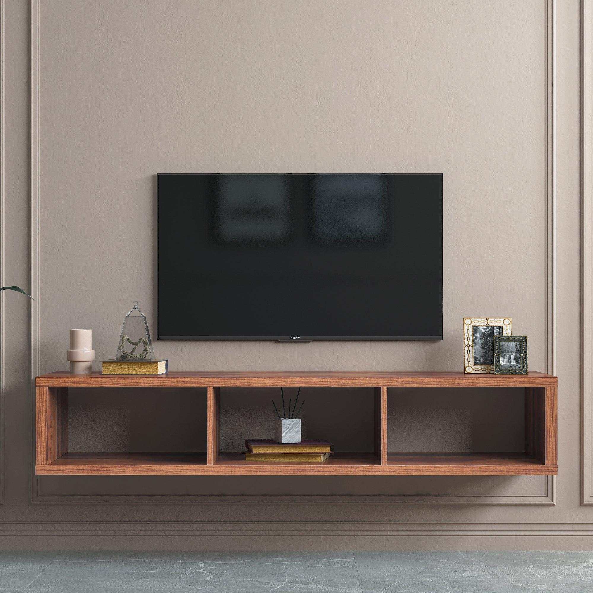 Shallow Floating TV Console, 60"