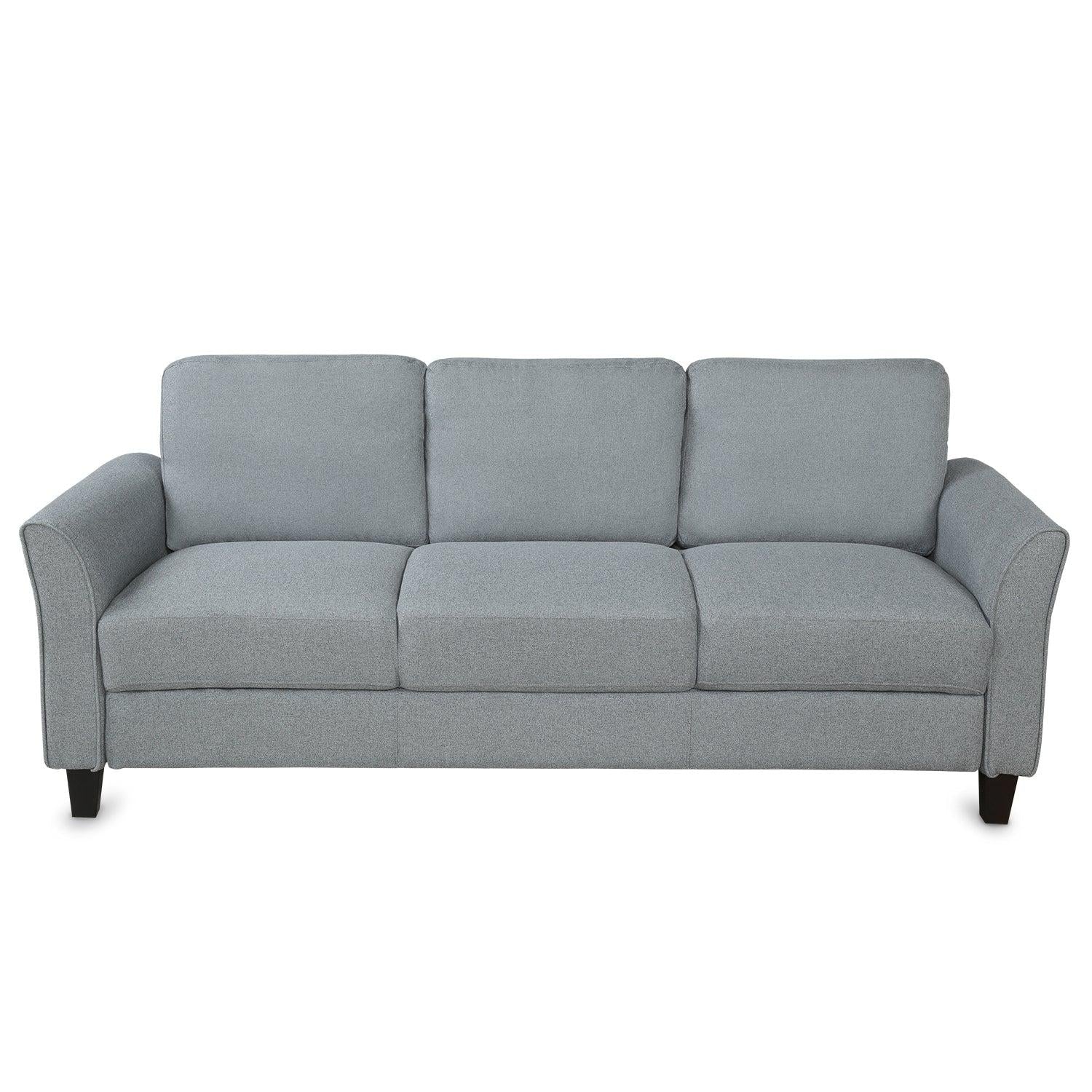 Living Room Furniture chair  and 3-seat Sofa (Gray)