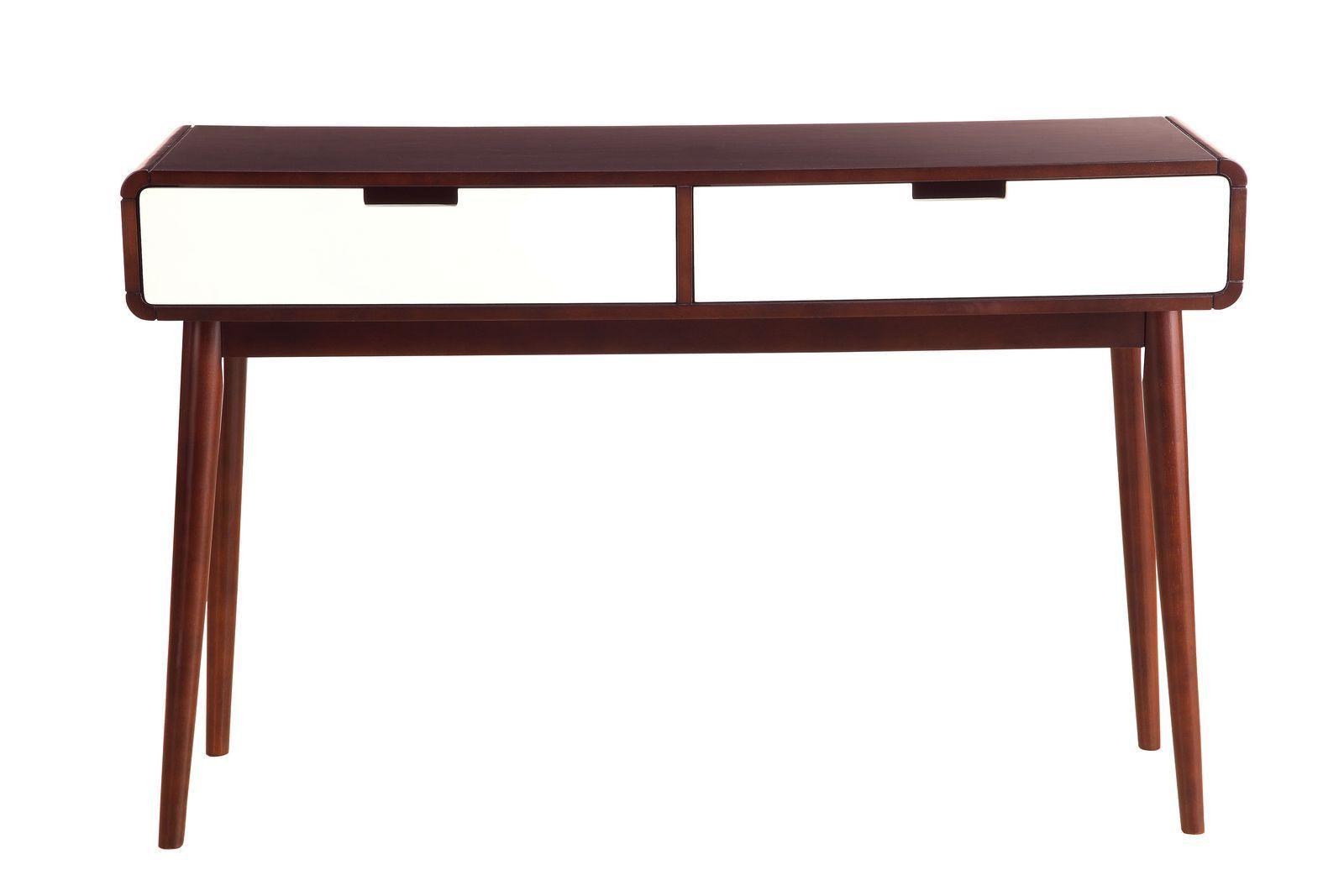 ACME Christa Sofa Table in Espresso & White 82854